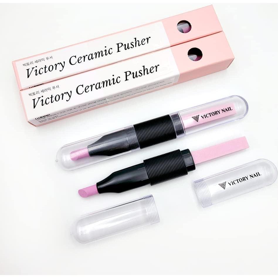 Juego de 2 Empujadores de Uñas y Lima Cerámica Victory