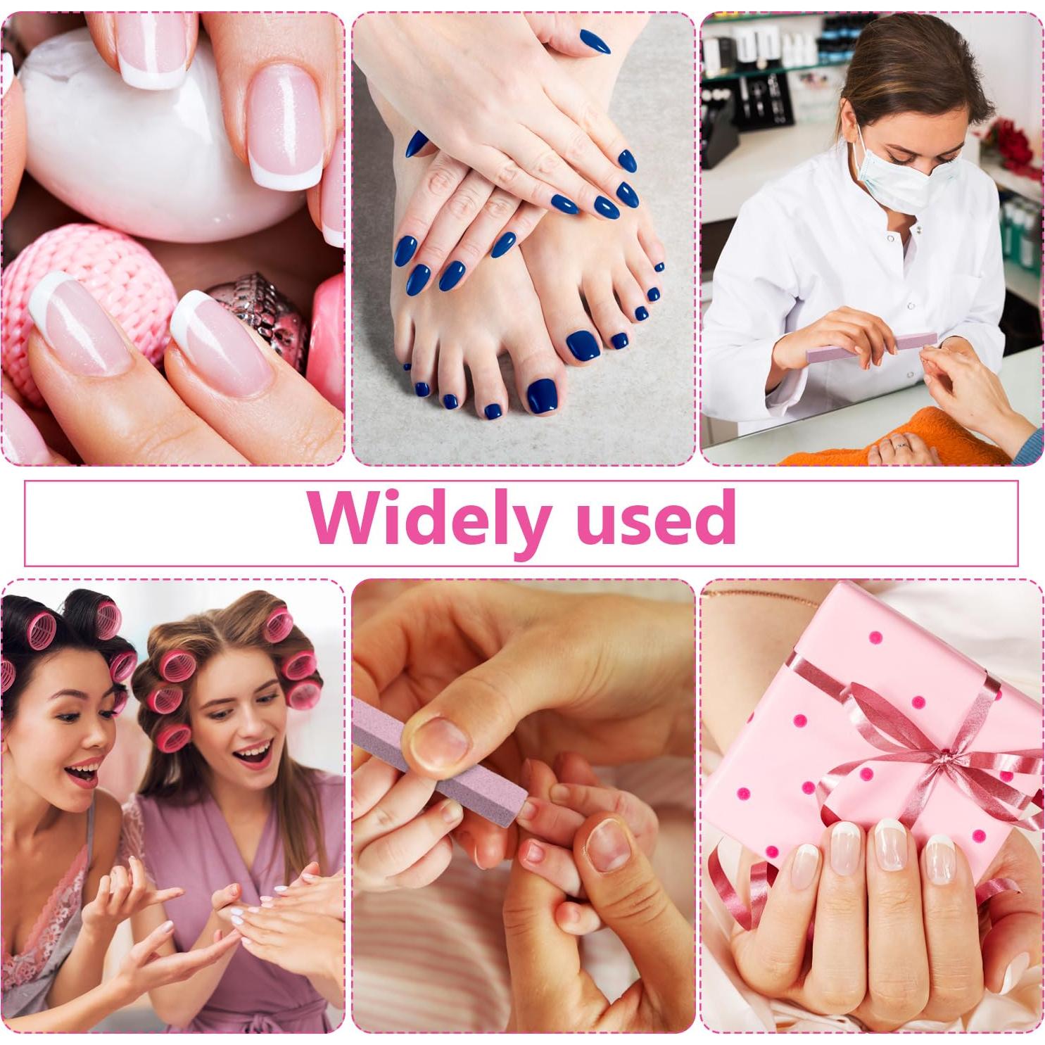 Limas de Uñas de Piedra Mudder - 8 Piezas para Cutículas