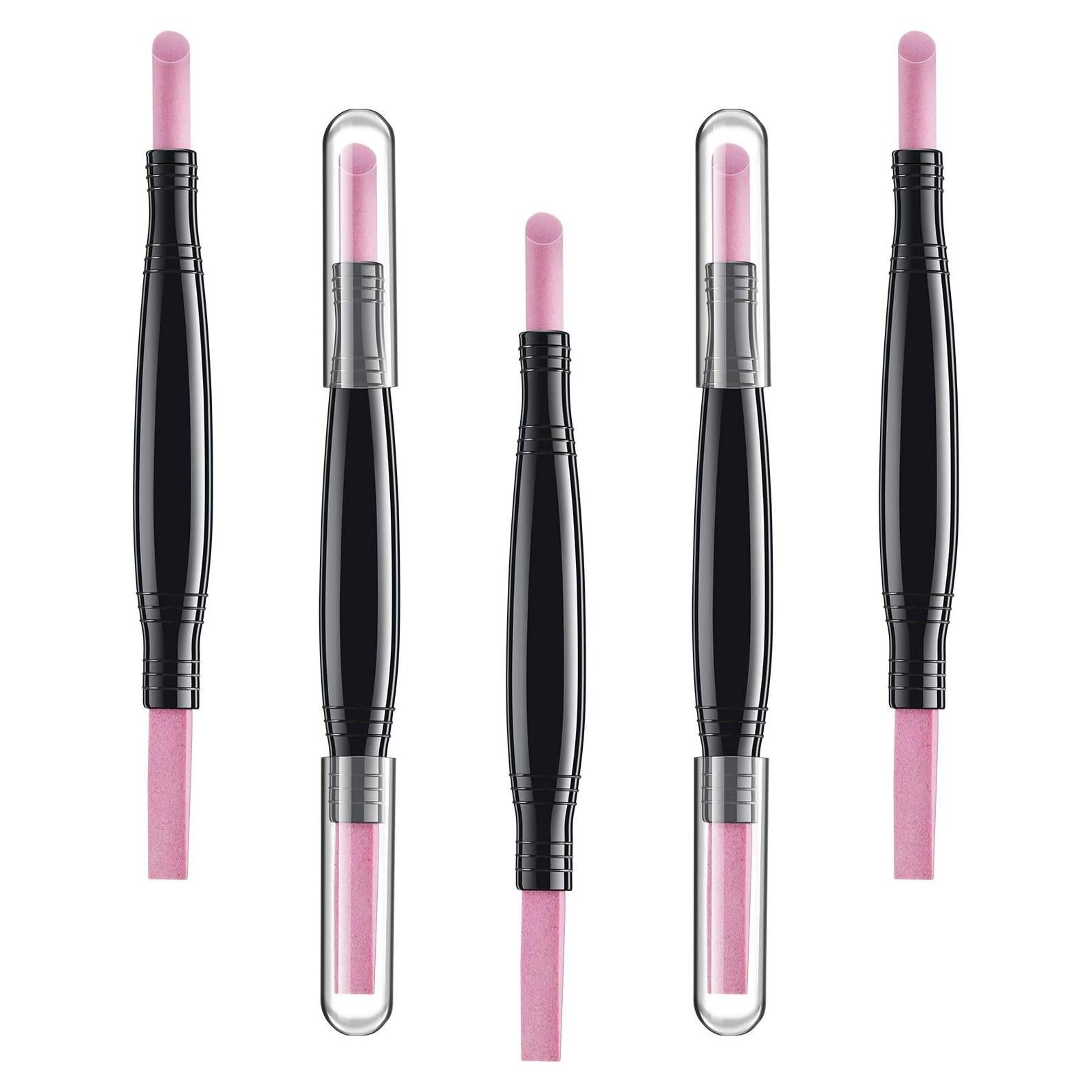 5 Piezas Lima de Uñas Piedra Pómez Mudder Doble Cabeza