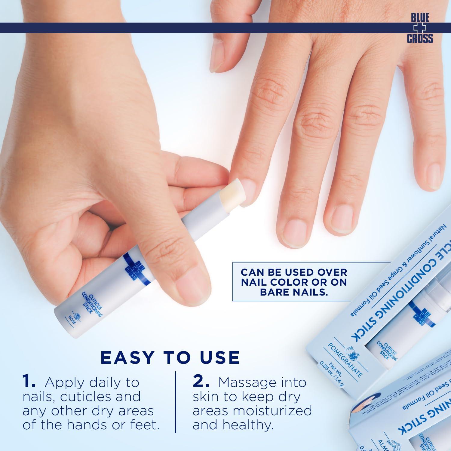 Bálsamo Hidratante para Cutículas Blue Cross - Rosa, 1.4x8.3cm