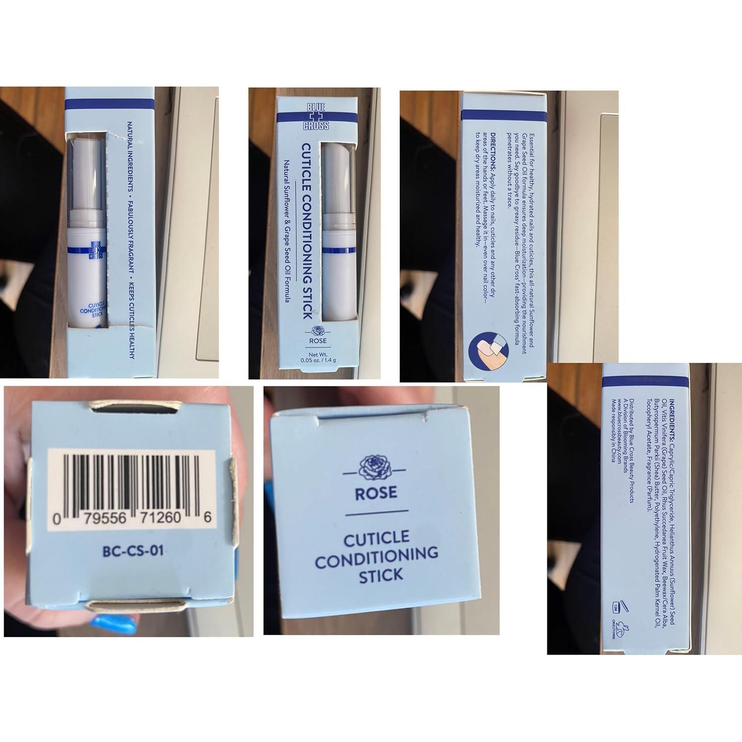 Bálsamo Hidratante para Cutículas Blue Cross - Rosa, 1.4x8.3cm