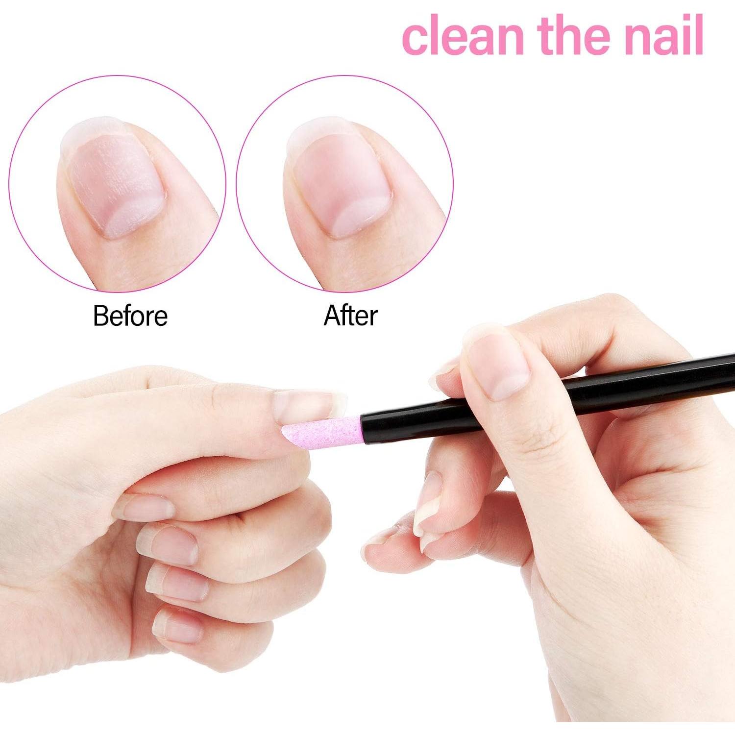 Kit de Manicura 20 Piezas Boao - Lima de Uñas y Removedor de Cutículas