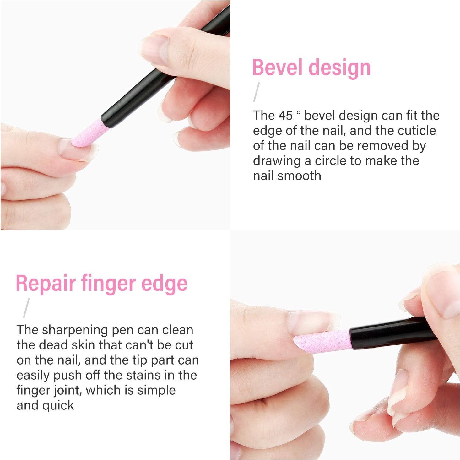 Kit de Manicura 20 Piezas Boao - Lima de Uñas y Removedor de Cutículas