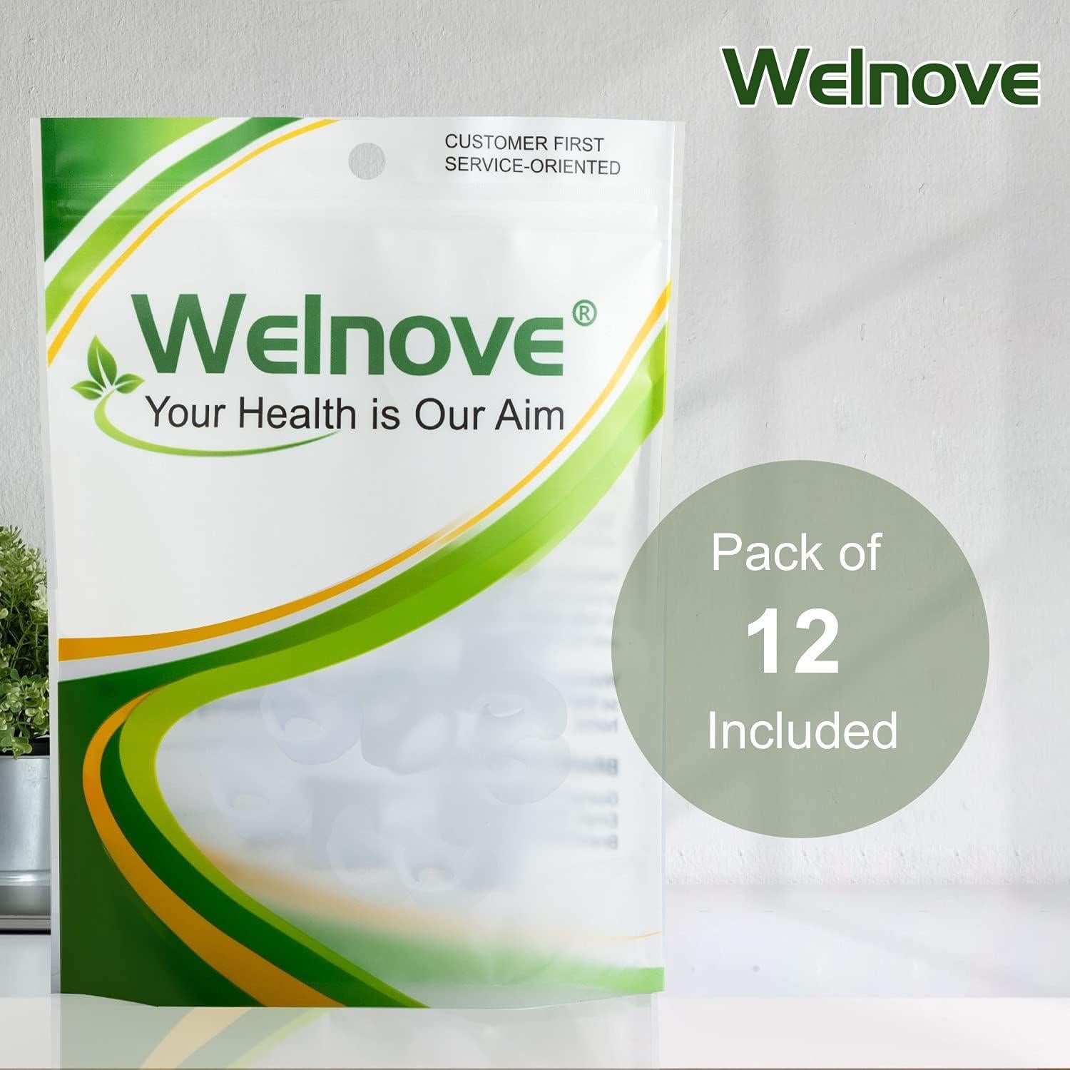 Separador de Dedos Welnove para Dedo Meñique - Alivio Dolor (12 Pzs)