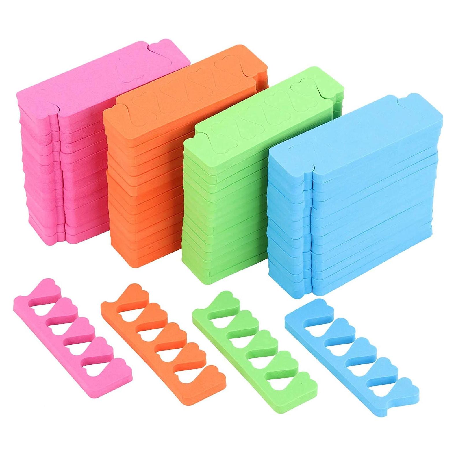 Separadores de Dedos para Pedicura Tecbeauty 120pcs Espuma