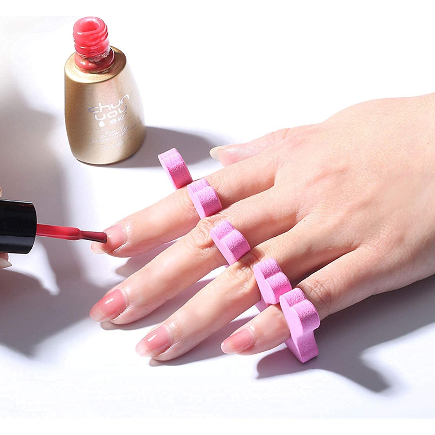 Separadores de Dedos para Pedicura Tecbeauty 120pcs Espuma