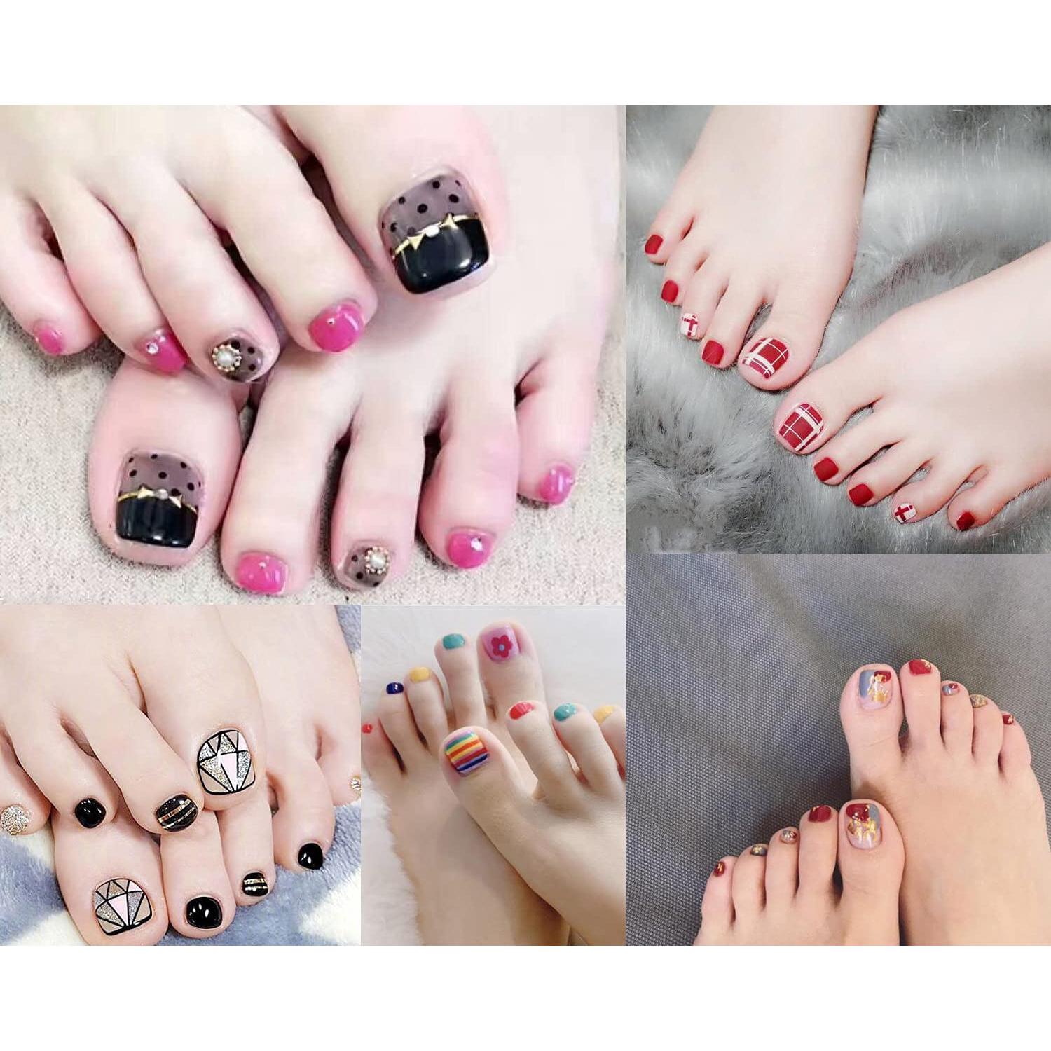 Separadores de Dedos para Pedicura Tecbeauty 120pcs Espuma