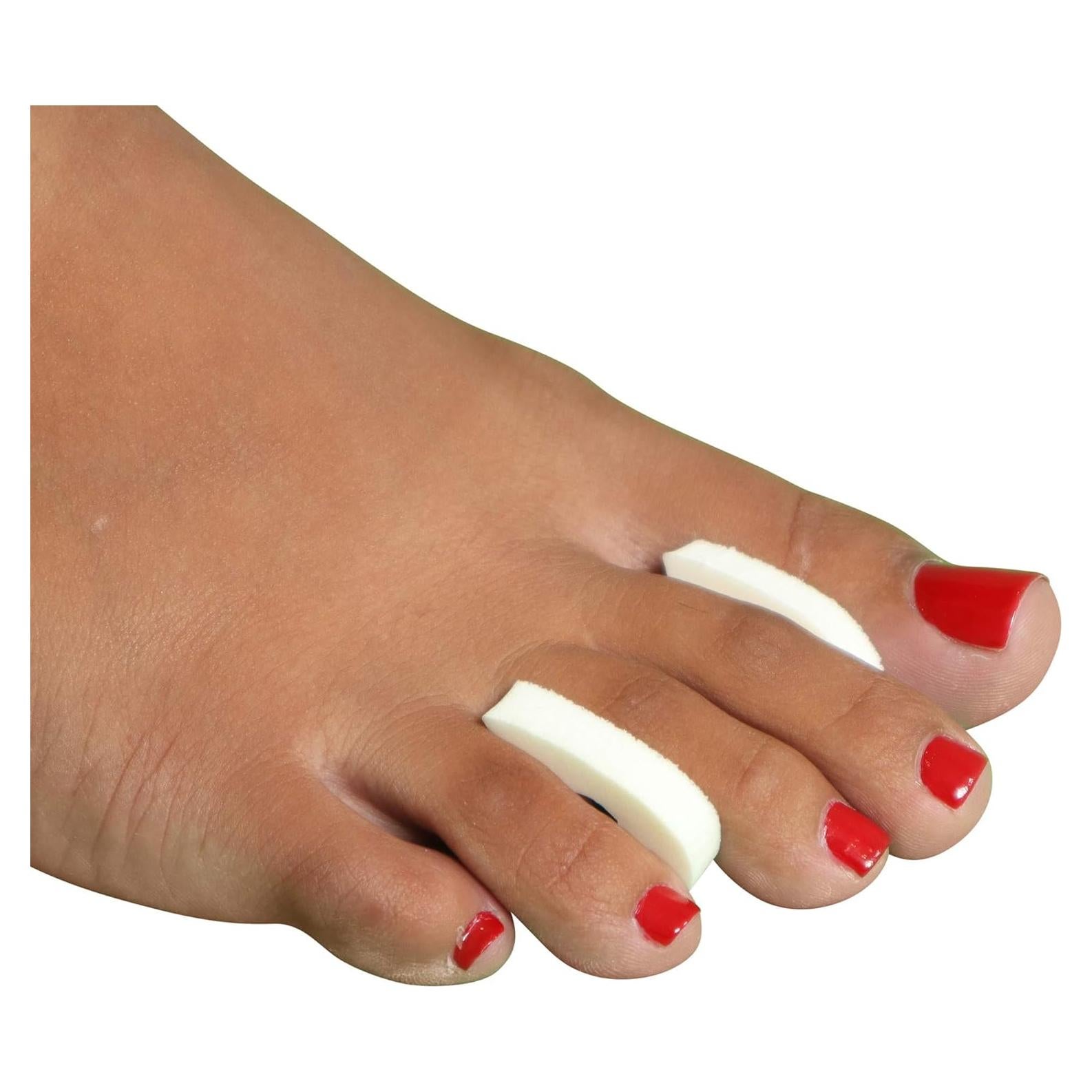 Separadores de Dedos de Espuma Premium Mars Wellness - 50 Unidades