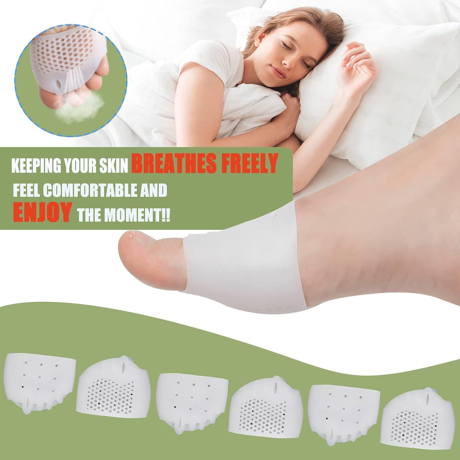 Separadores de Dedos y Almohadillas Metatarsales Taszoos - 3 Pares