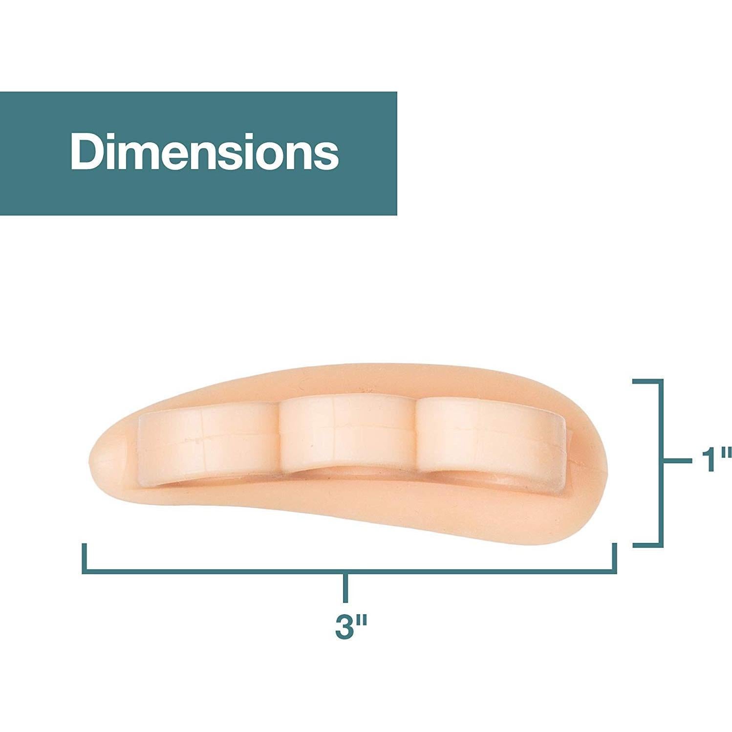 Corrector de Dedo en Martillo ZenToes - Soporte Suave Beige - Paquete de 4