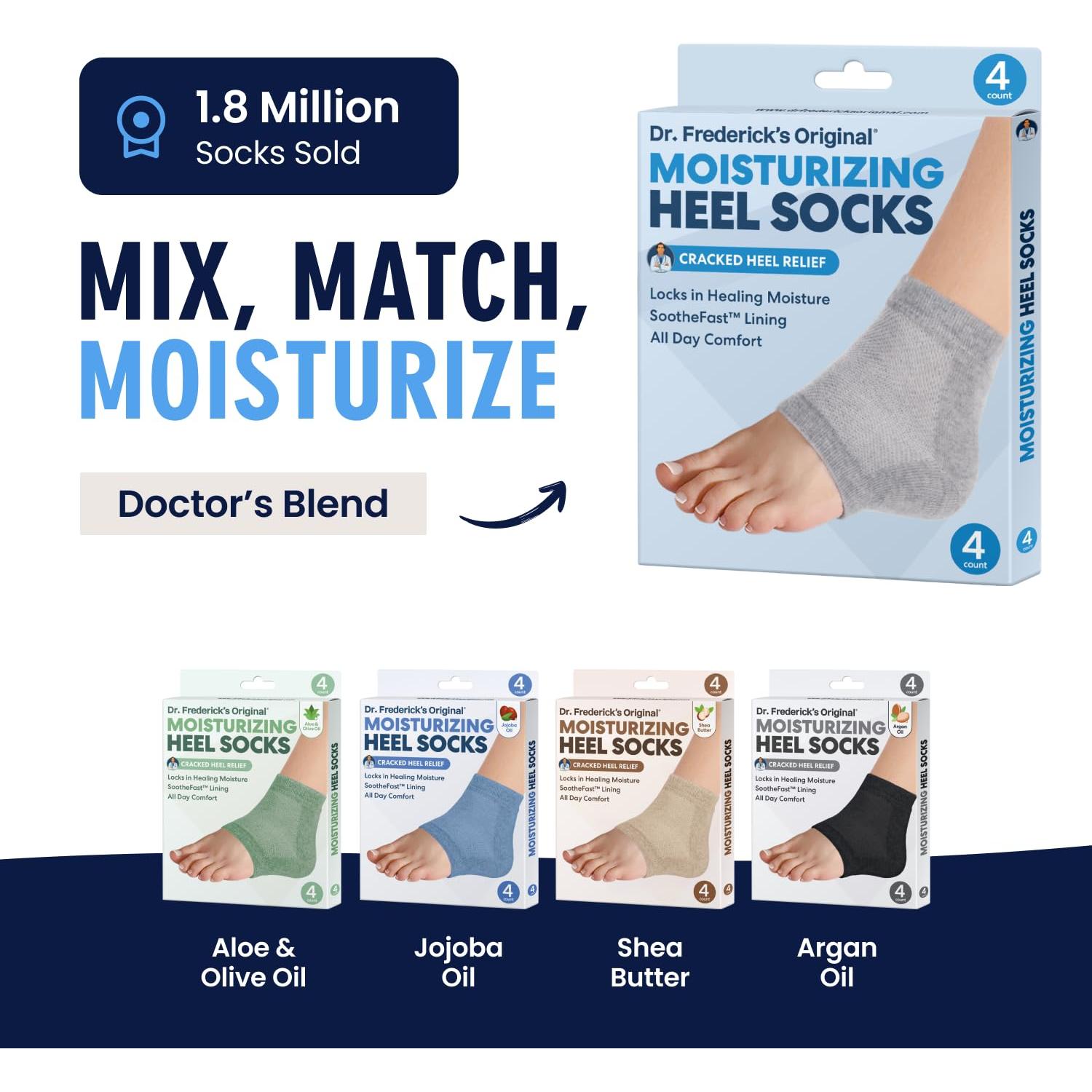 Calcetines Hidratantes para Talones Dr. Frederick - 2 Pares