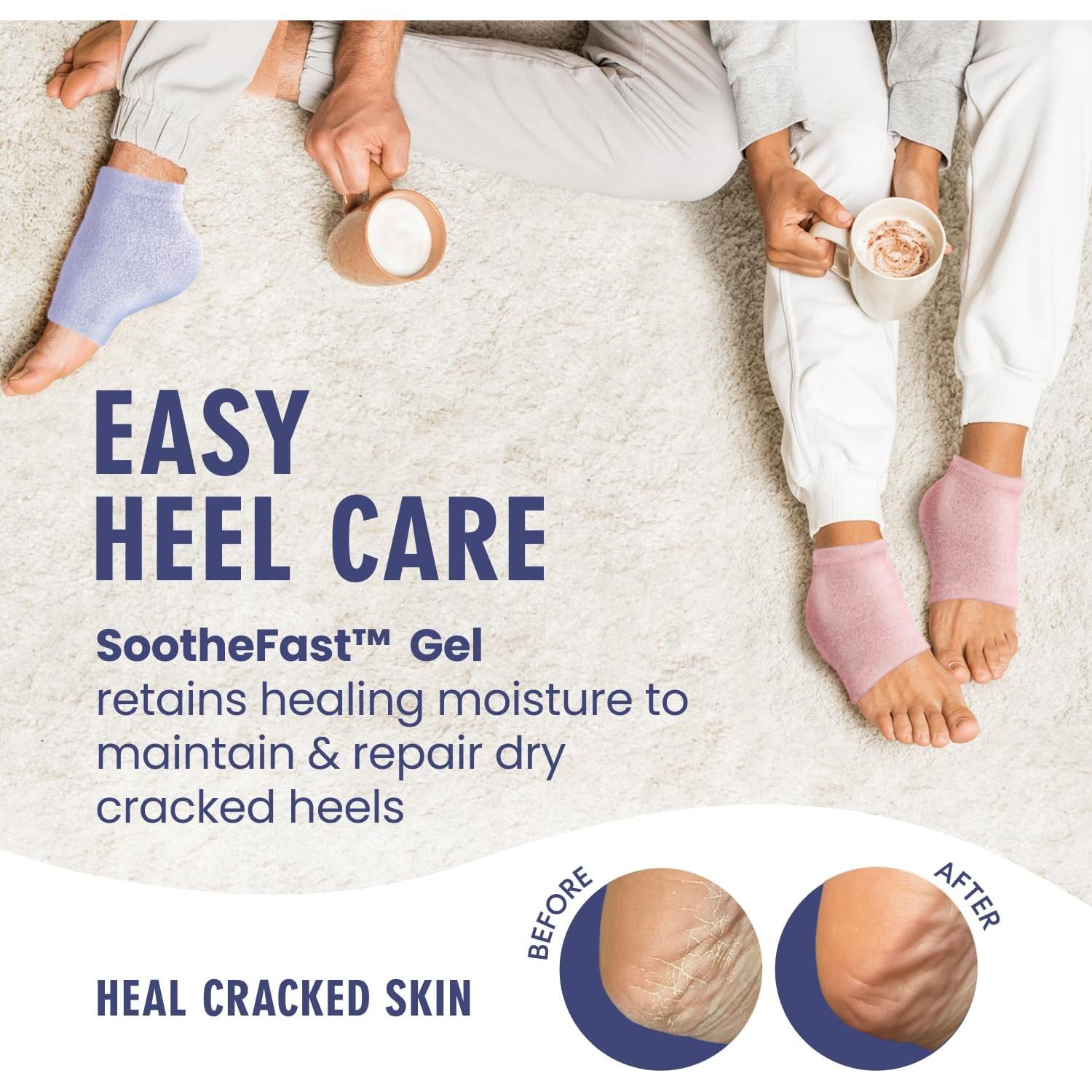 Calcetines Hidratantes Dr. Frederick - 2 Pares - Talón Difuso