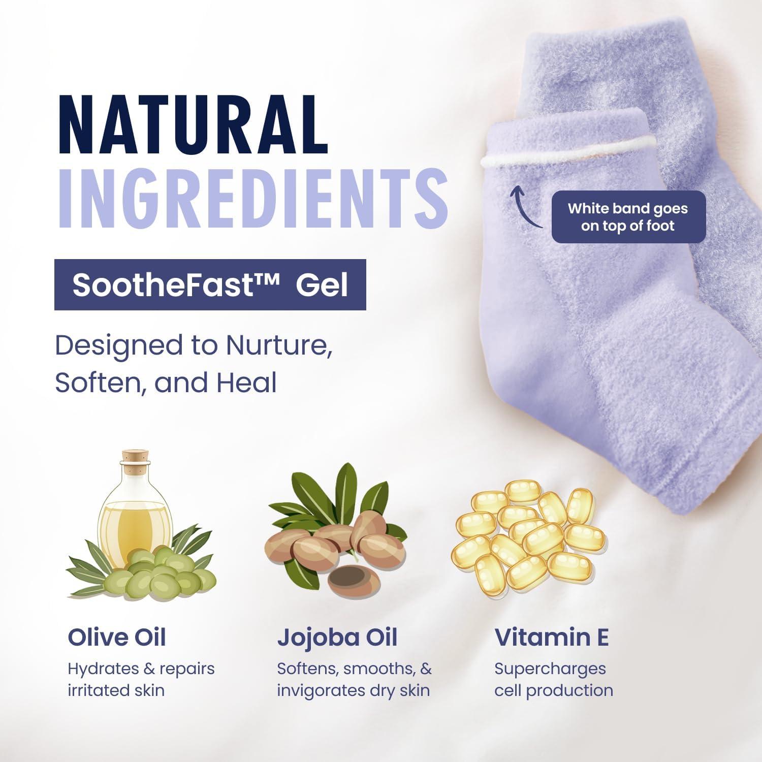 Calcetines Hidratantes Dr. Frederick - 2 Pares - Talón Difuso