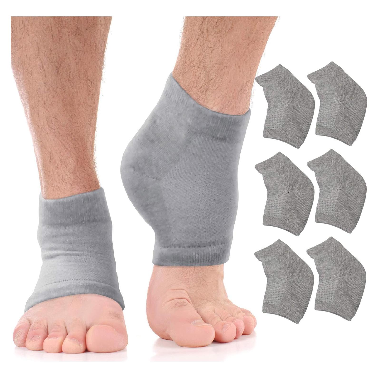 Calcetines Hidratantes Aloe Vera para Talones Agrietados - 3 Pares