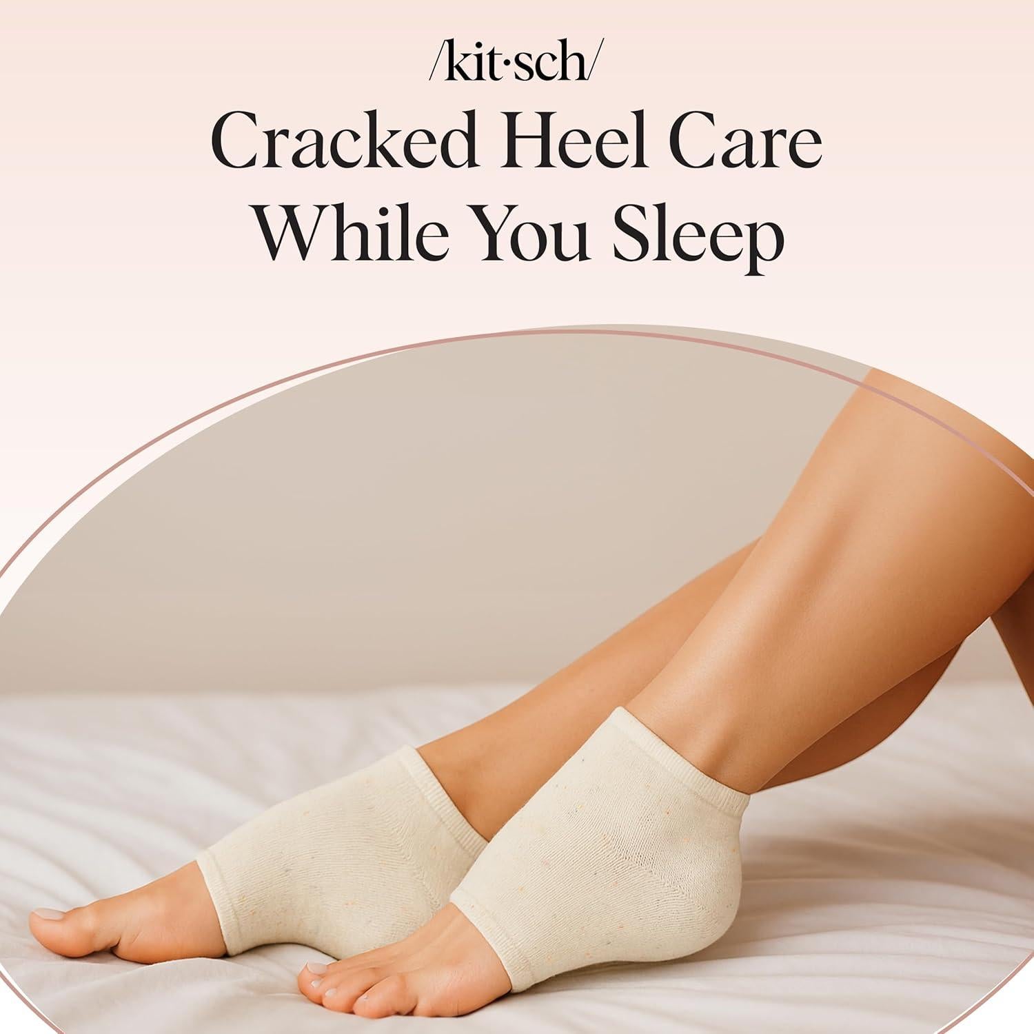 Calcetines Hidratantes Kitsch para Talones Agrietados - 1 Par