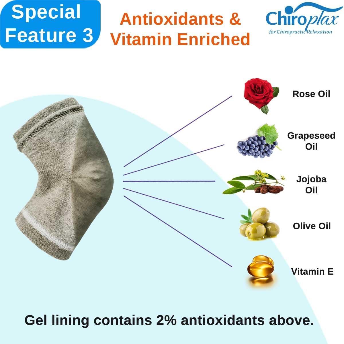 Calcetines Hidratantes Chiroplax para Talones Secos - 2 Pares