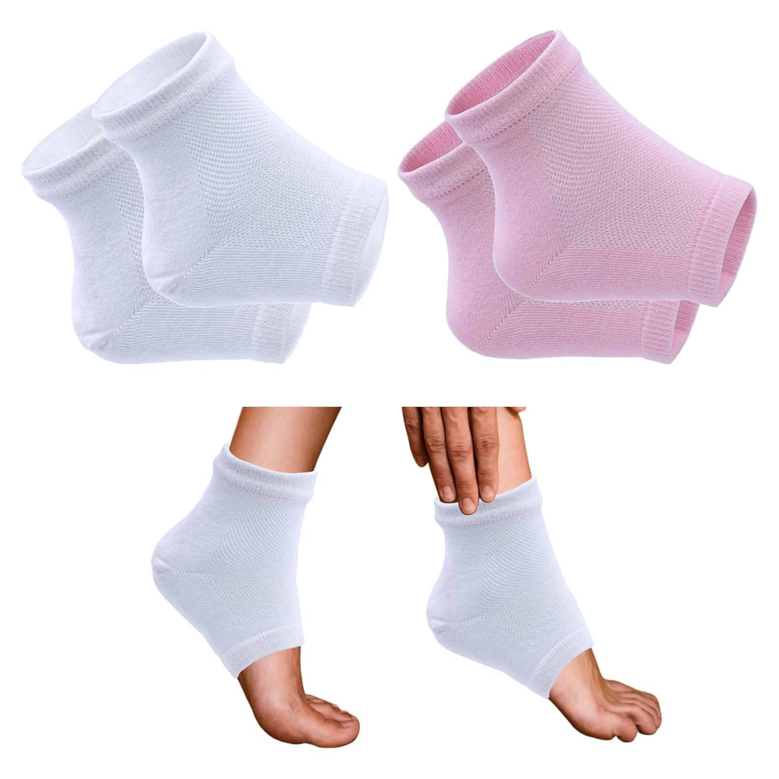 Calcetines Hidratantes para Talones Secos y Agrietados - 2 Pares