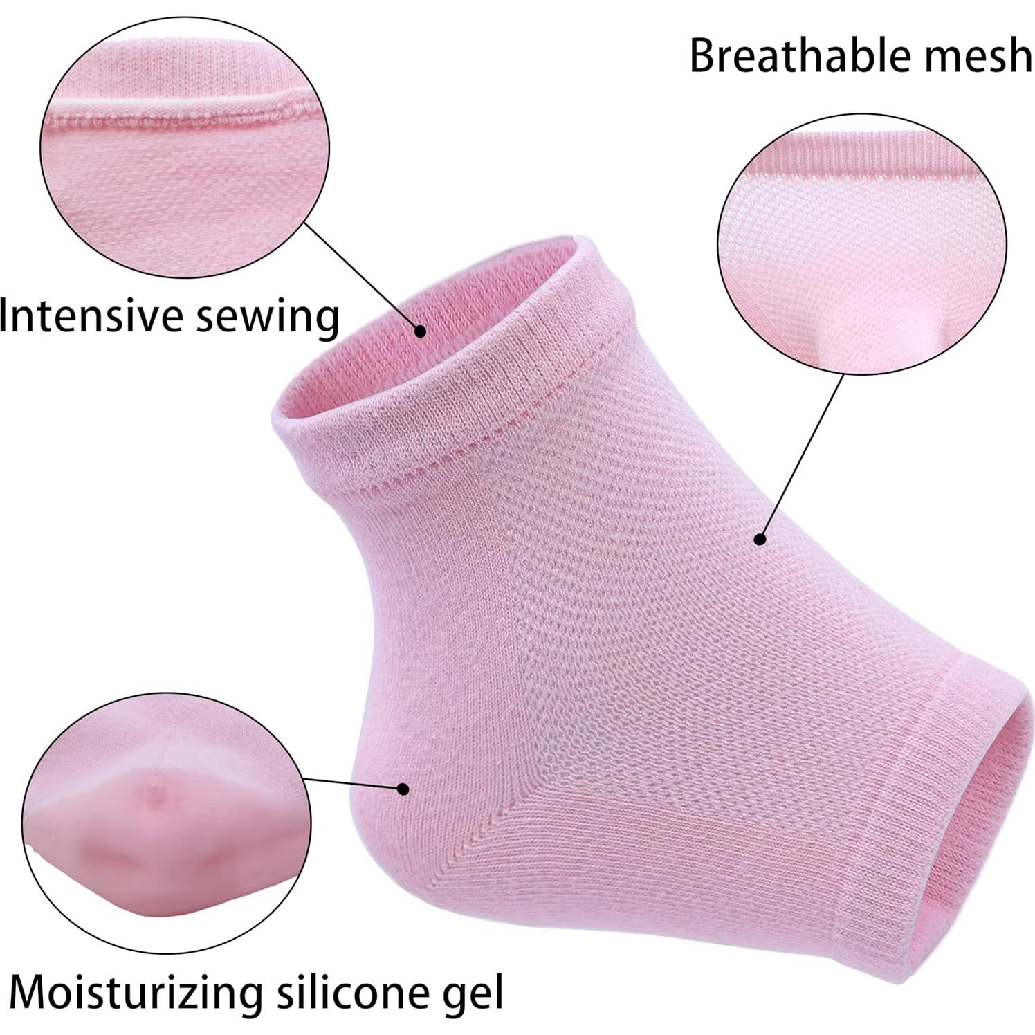 Calcetines Hidratantes para Talones Secos y Agrietados - 2 Pares