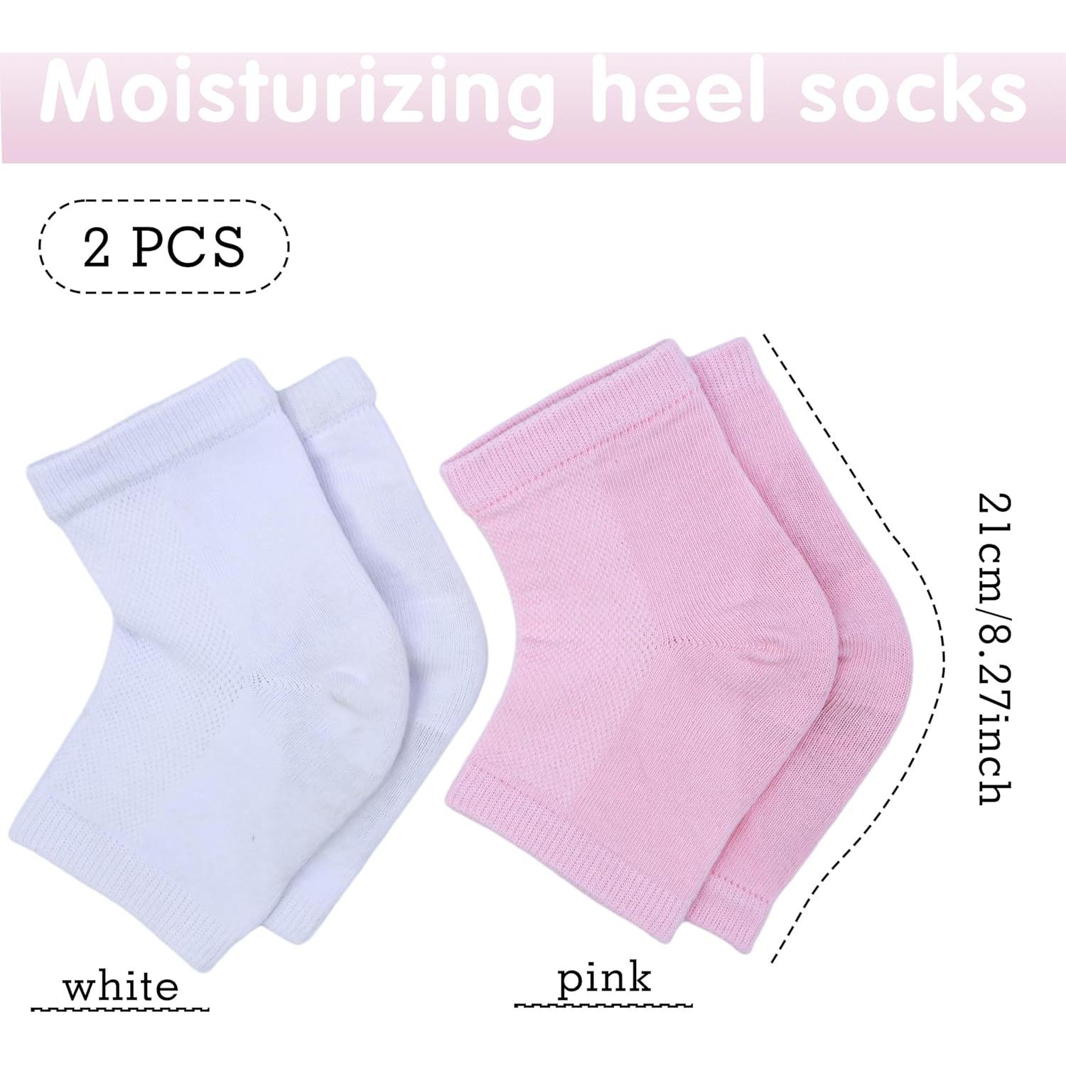 Calcetines Hidratantes para Talones Secos y Agrietados - 2 Pares