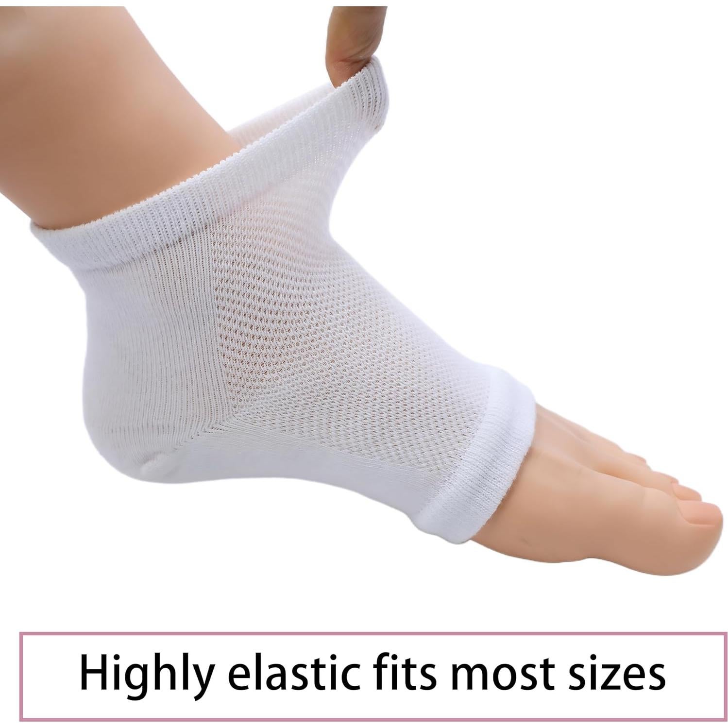 Calcetines Hidratantes para Talones Secos y Agrietados - 2 Pares