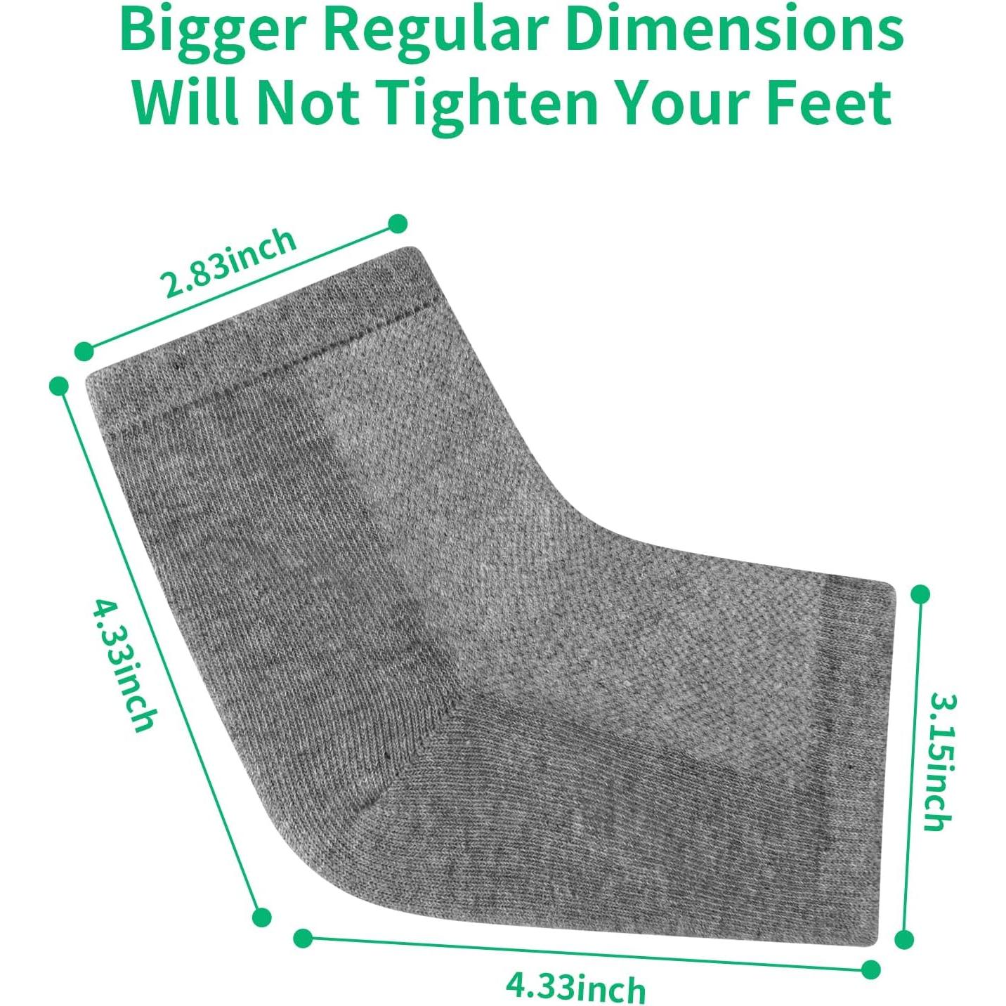 Calcetines Hidratantes Ohtomber para Talones Agrietados - 5 Pares