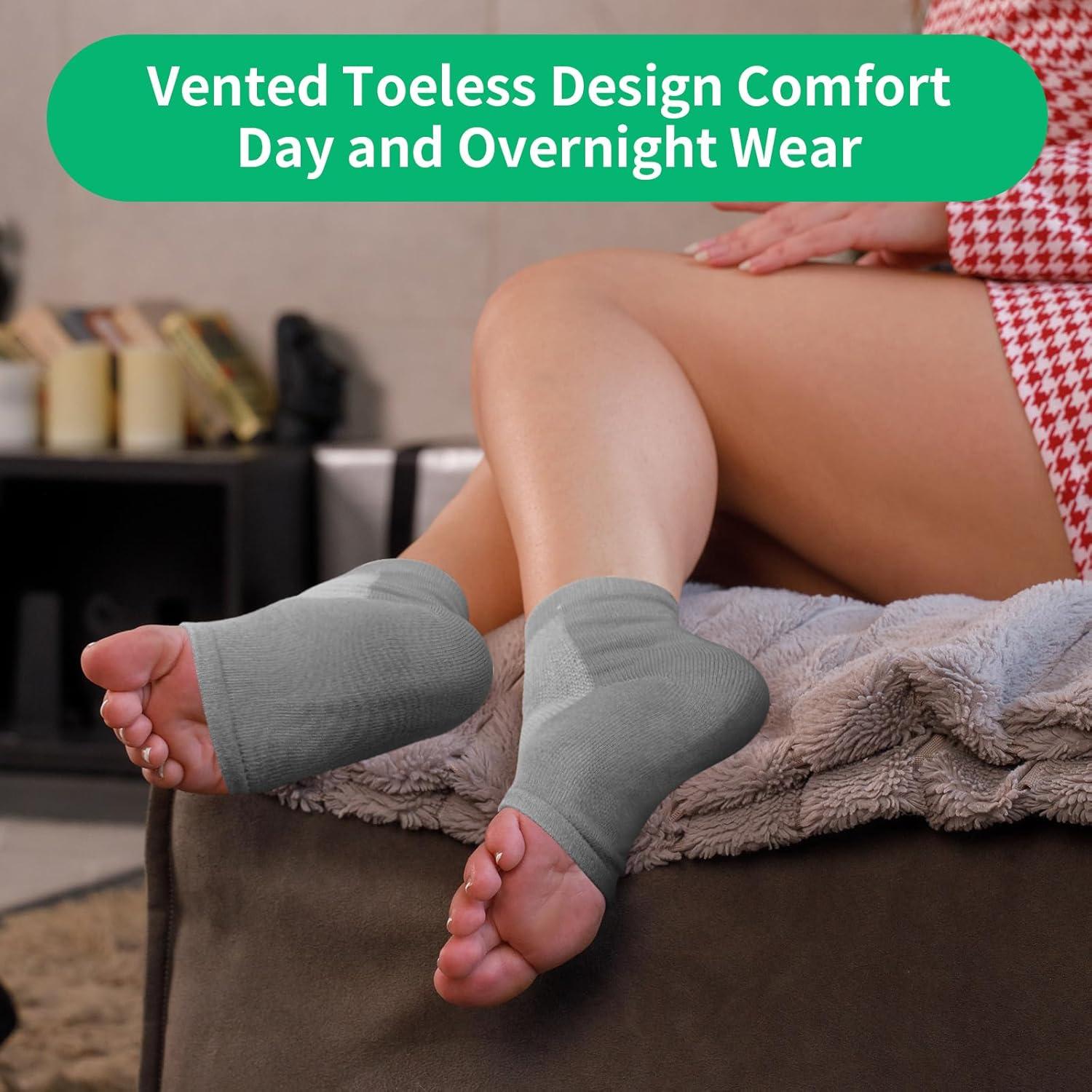 Calcetines Hidratantes Ohtomber para Talones Agrietados - 5 Pares