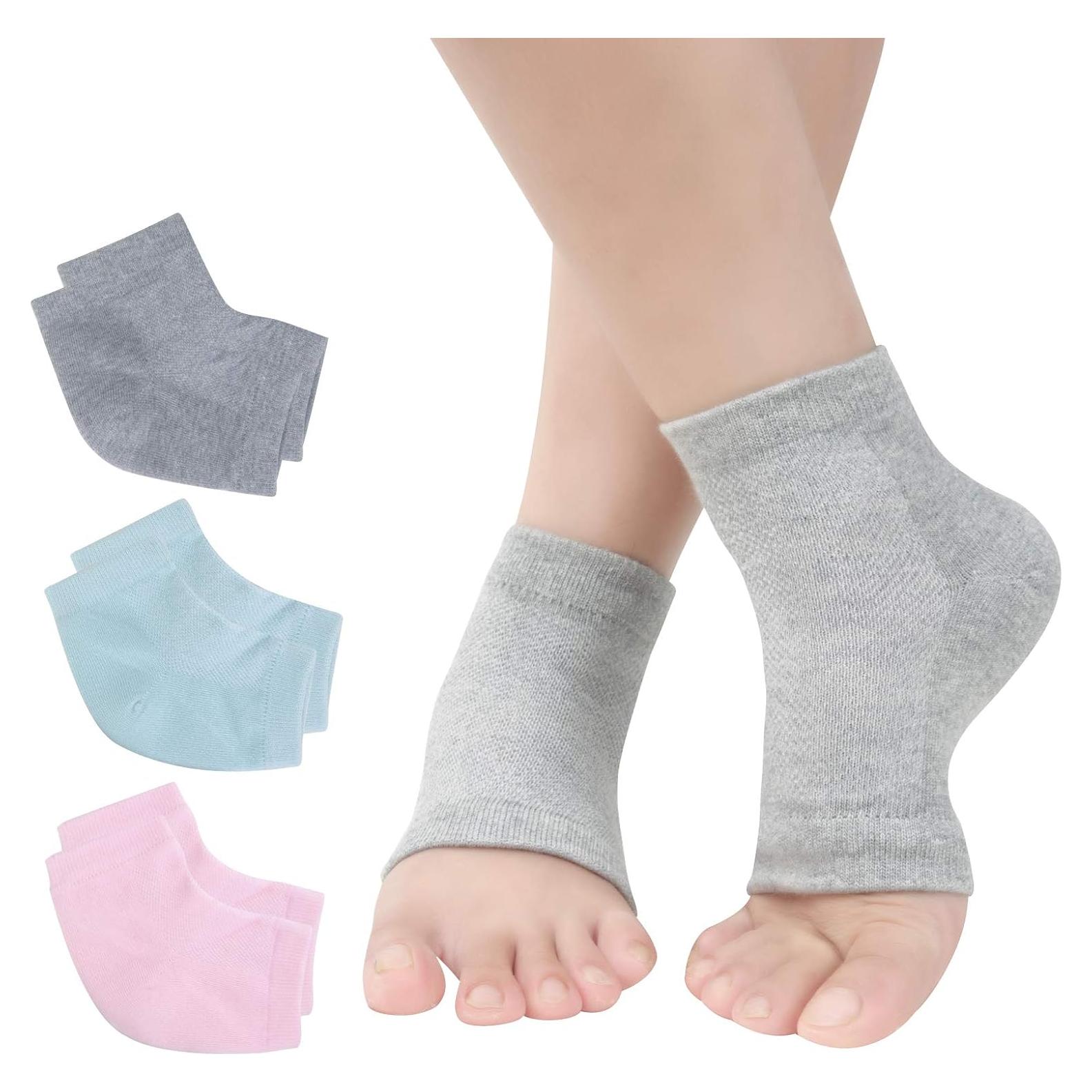 Calcetines de Gel Hidratantes Exptool para Talones - 3 Pares