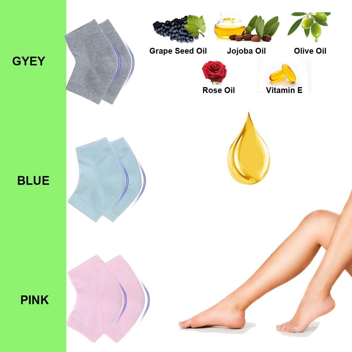 Calcetines de Gel Hidratantes Exptool para Talones - 3 Pares