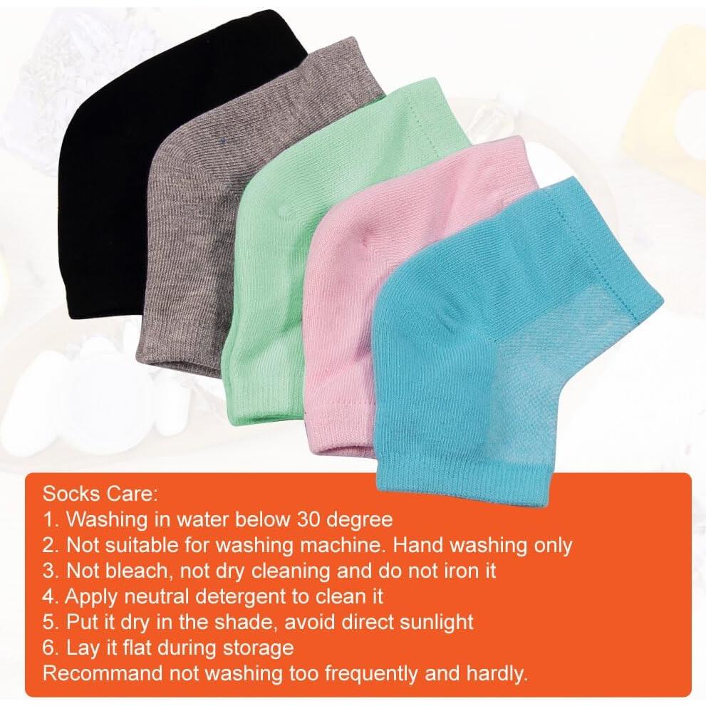 Calcetines Hidratantes Selizo 5 Pares para Talones Secos