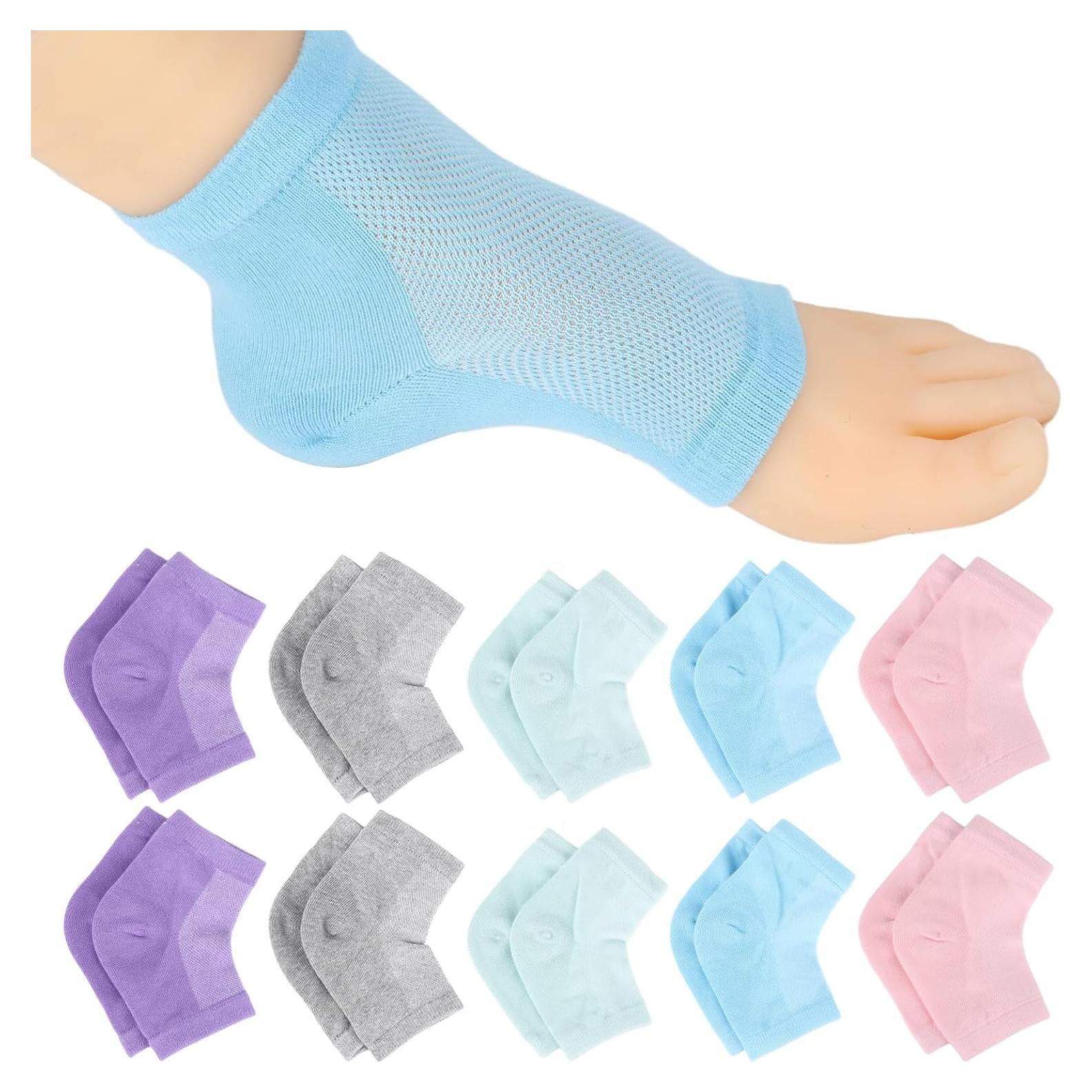 10 Pares de Calcetines Hidratantes Tecbeauty para Talones