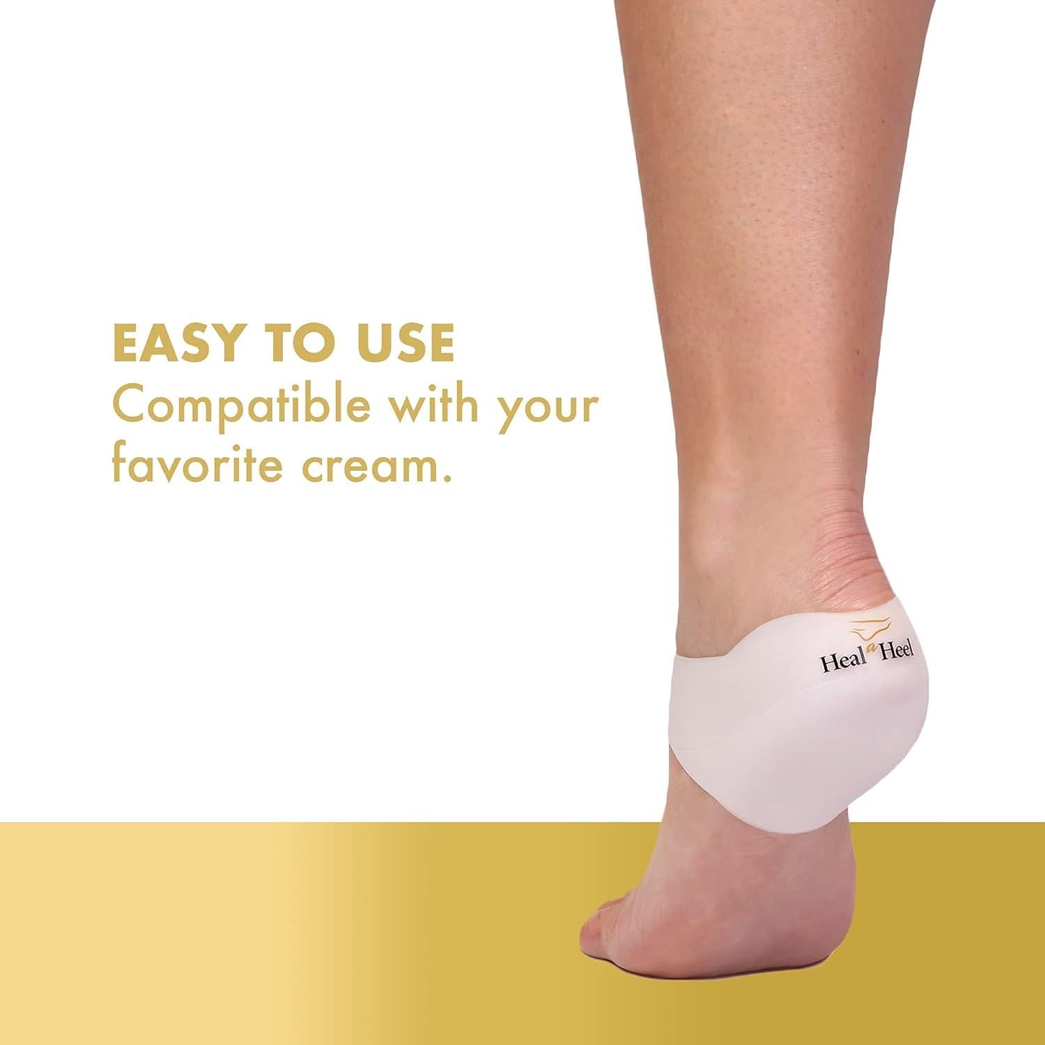 Copas de Silicona para Talones HealAHeel - Medianas, Reutilizables