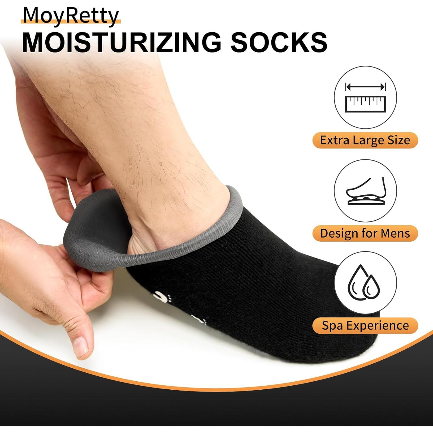 Calcetines de Silicona Hidratantes MoyRetty - Talla Grande