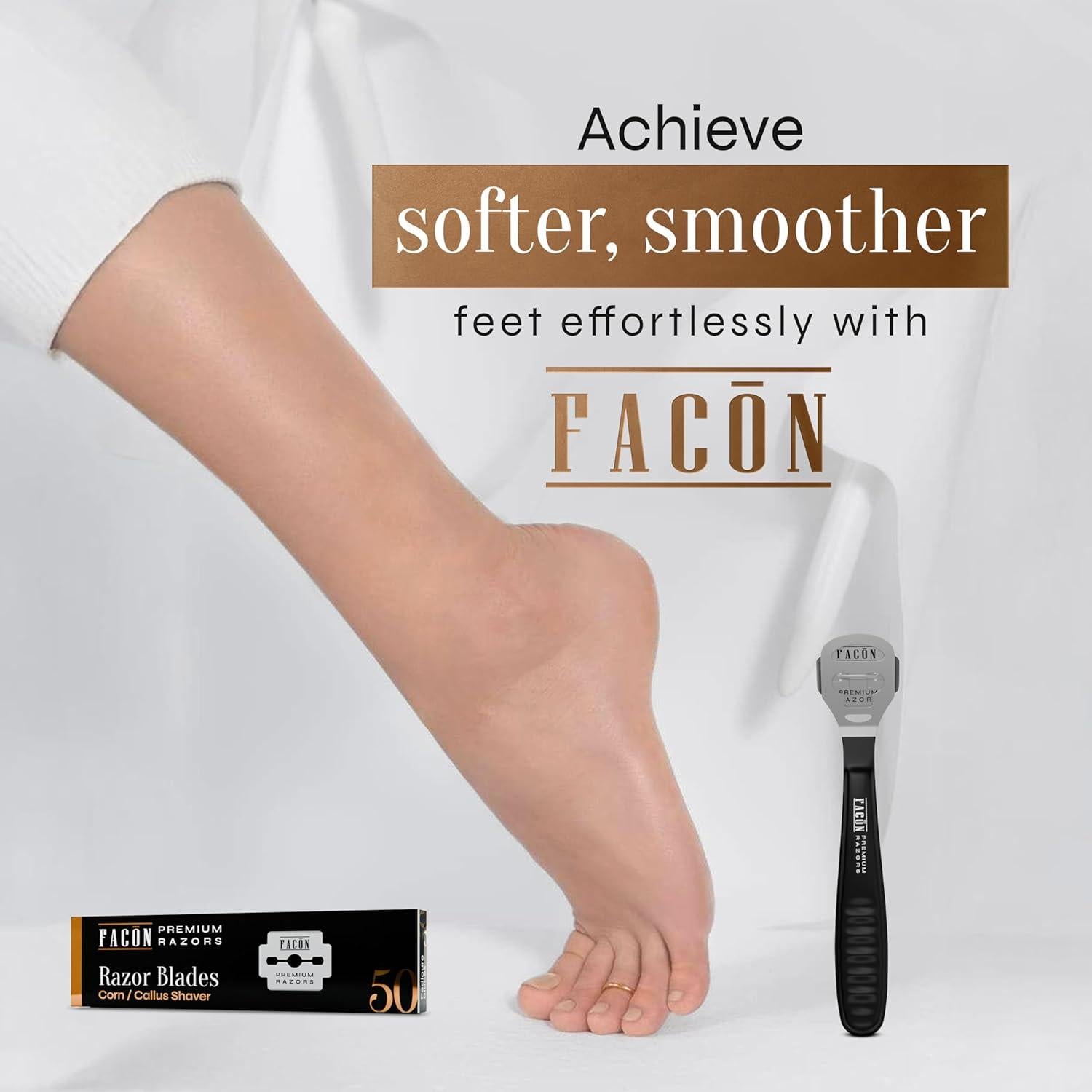 Removedor de Callos Facón Profesional con 50 Cuchillas