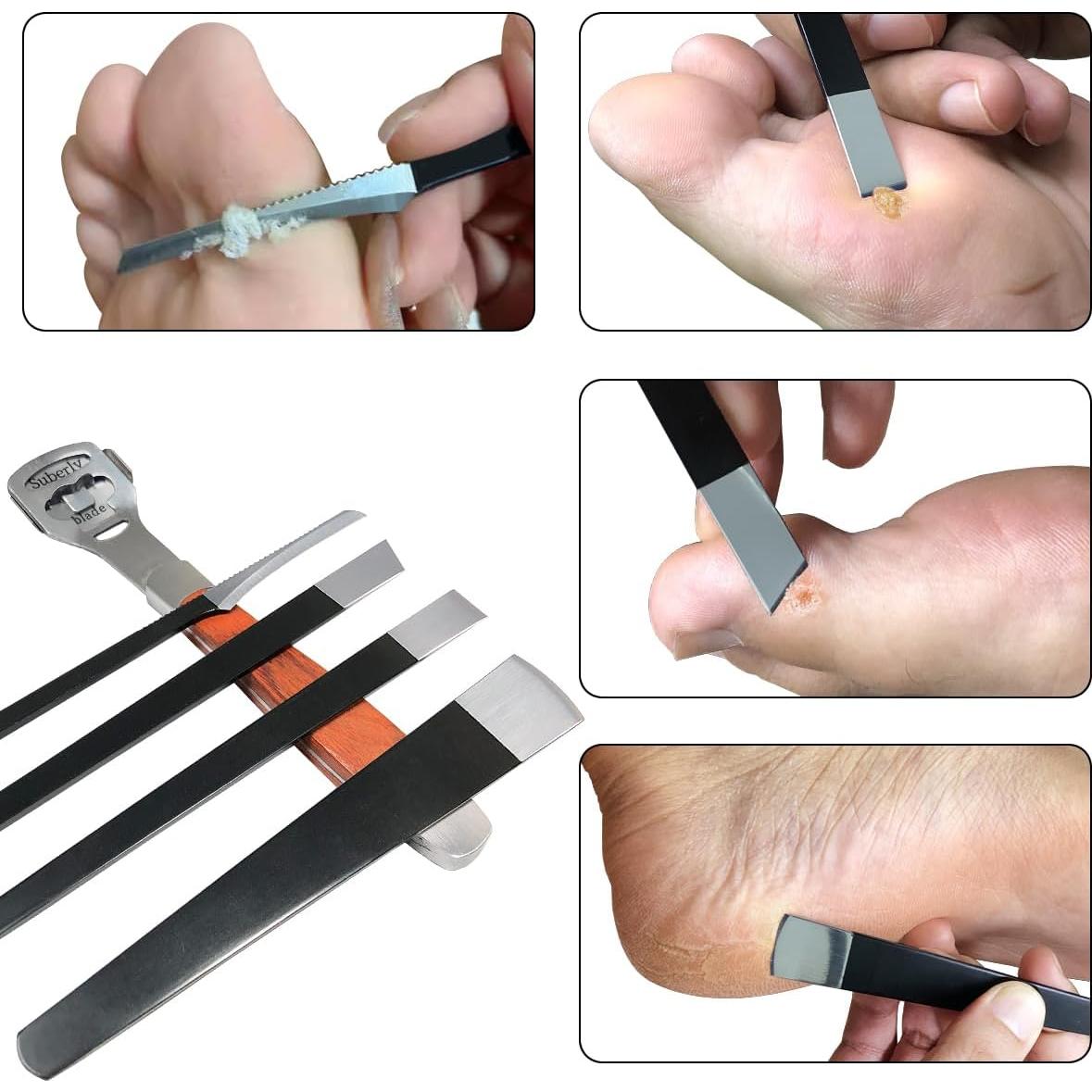 Set de Raspadores de Callos para Pies POQOD - 36 Piezas