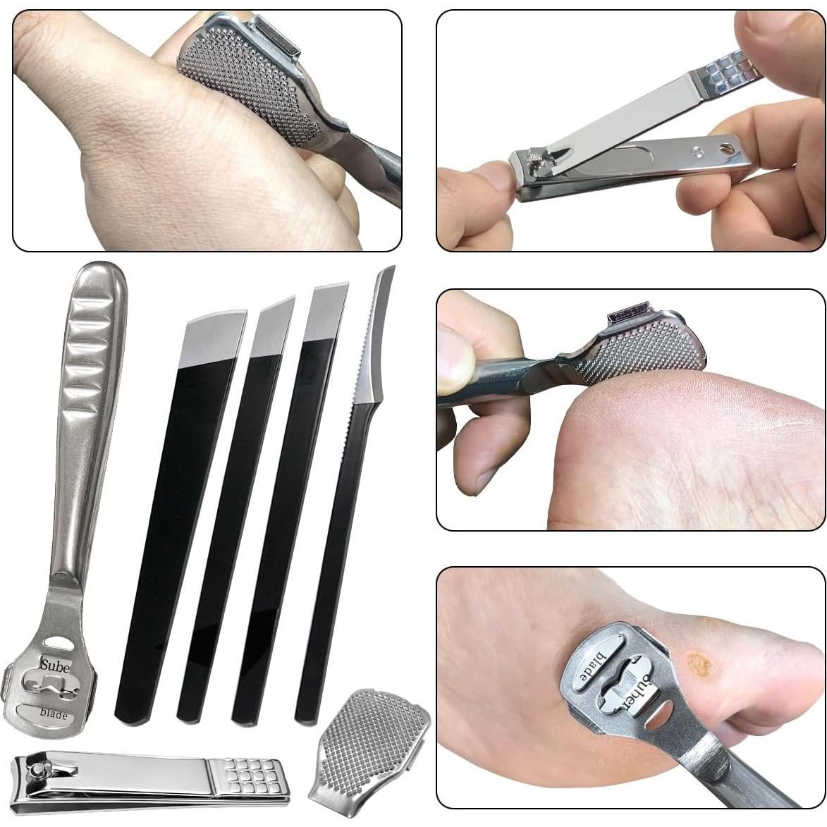 Set de Raspador de Callos para Pies 37 Piezas NZRAQK