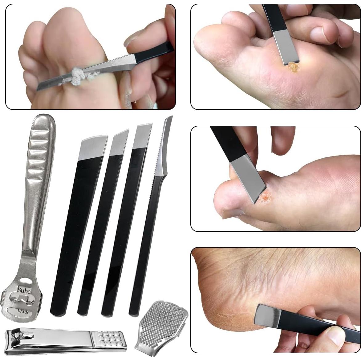 Set de Raspador de Callos para Pies 37 Piezas NZRAQK