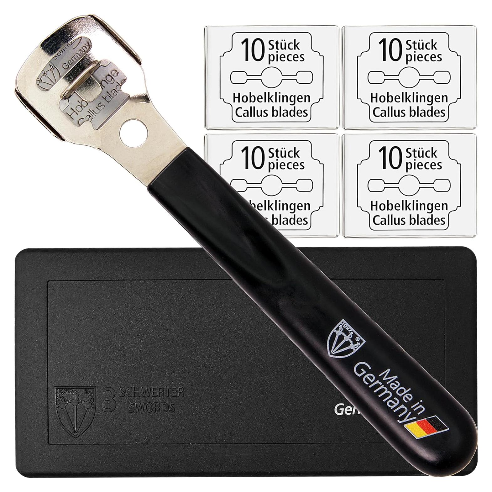 Removedor de Callos 3 Espadas Alemania con 40 Cuchillas Repuesto