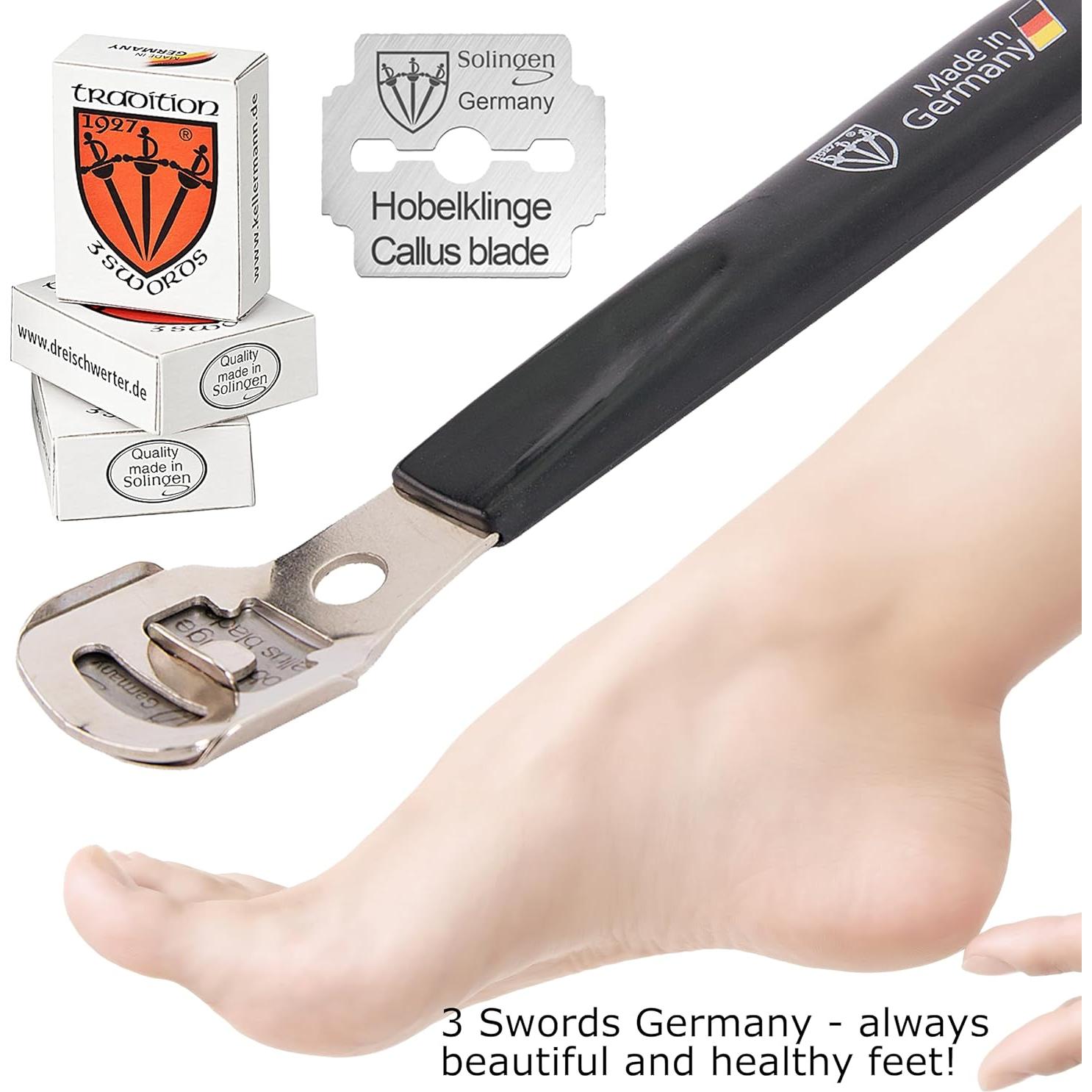 Removedor de Callos 3 Espadas Alemania con 40 Cuchillas Repuesto