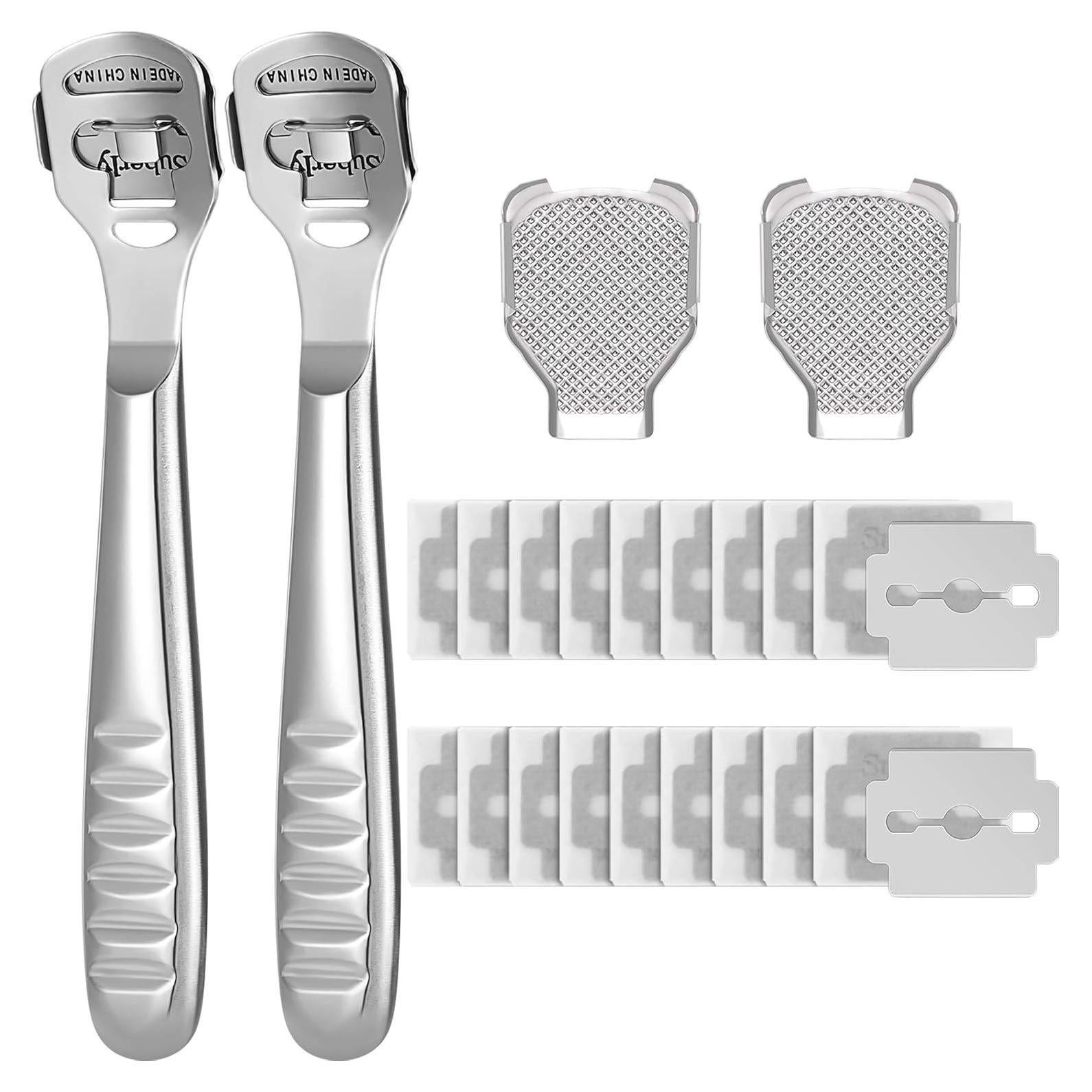 Juego de 24 Piezas para Rasurar Callos Mudder - Mango de Acero