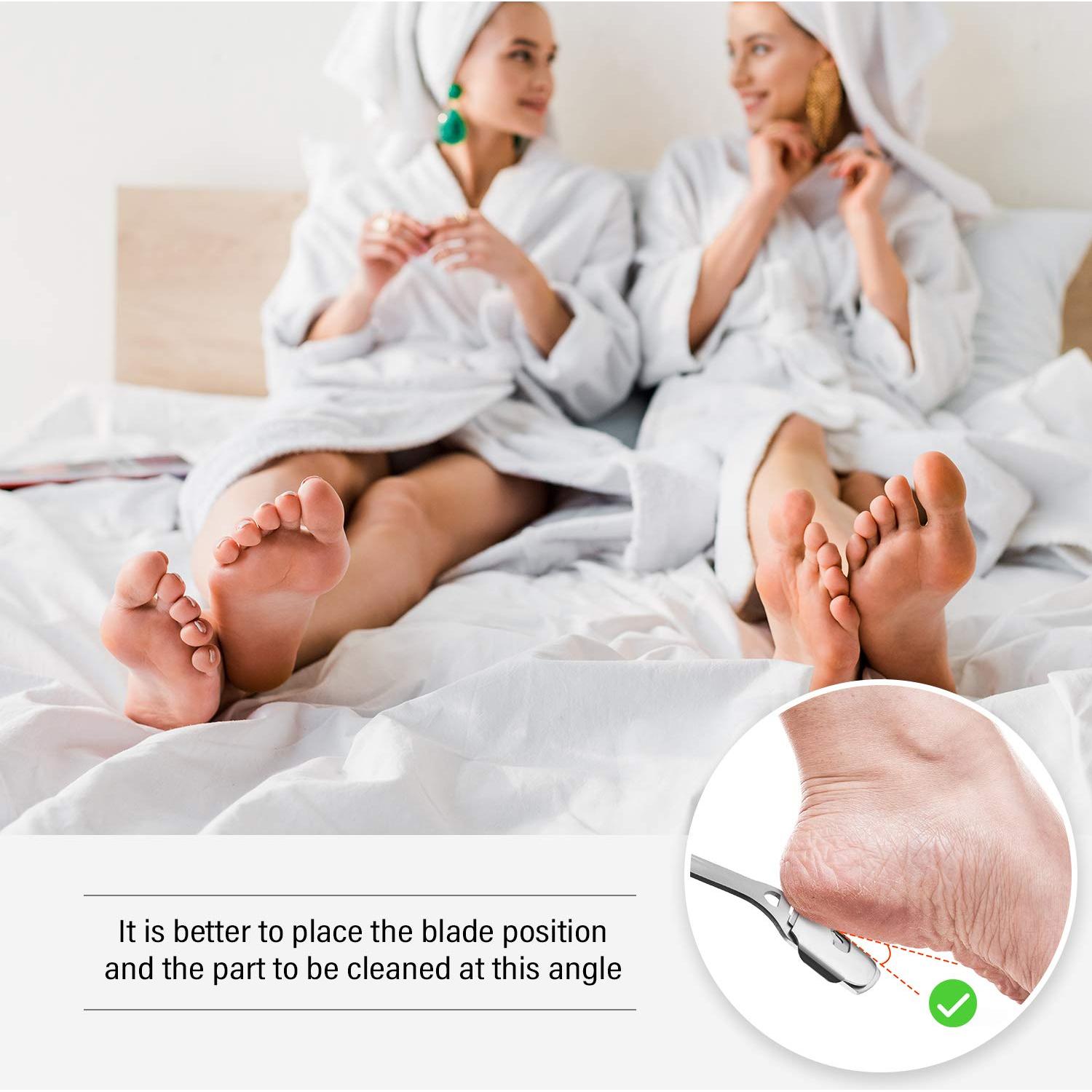 Juego de 24 Piezas para Rasurar Callos Mudder - Mango de Acero