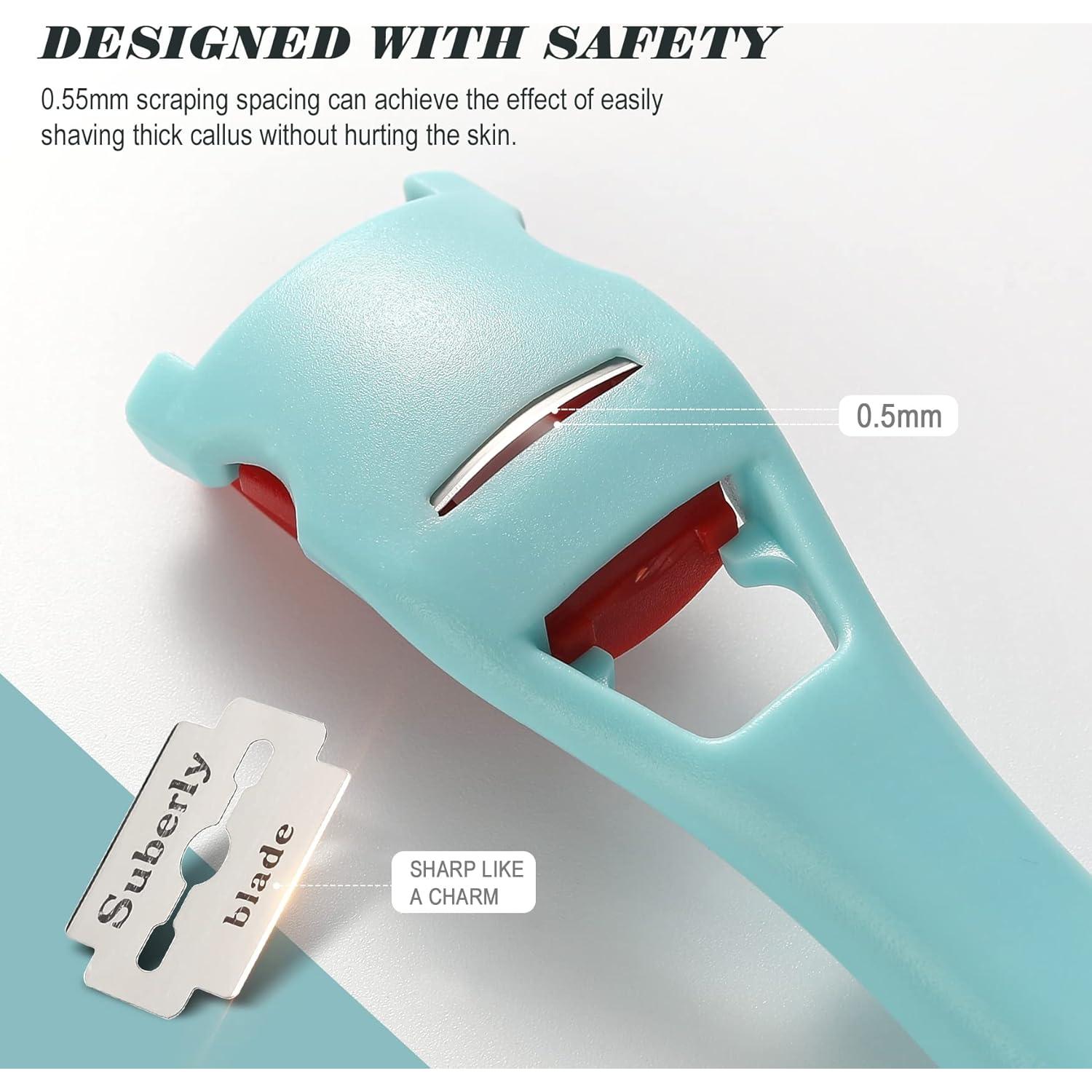 Raspador de Callos BEZOX con 10 Cuchillas Reemplazables