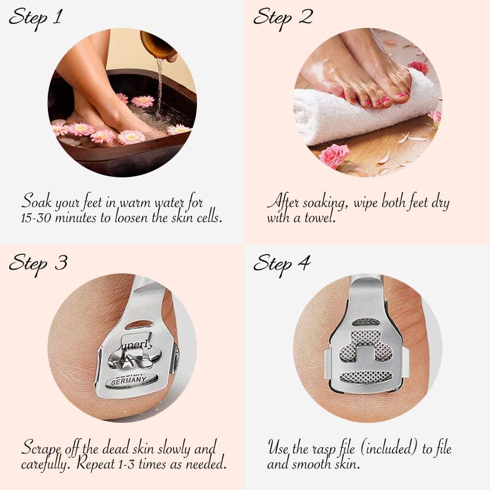 Cortador de Callos Allura Hoshio con 10 Cuchillas y Lima