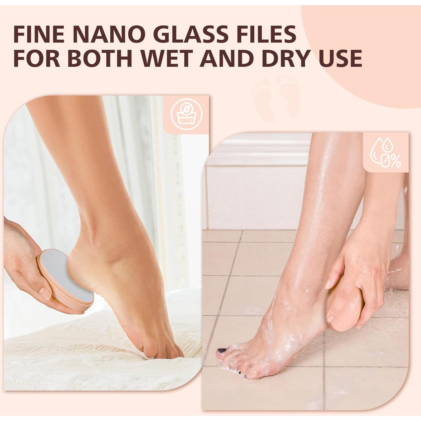 Lima de Pies de Vidrio Nano BALUCA - Removedor de Callos