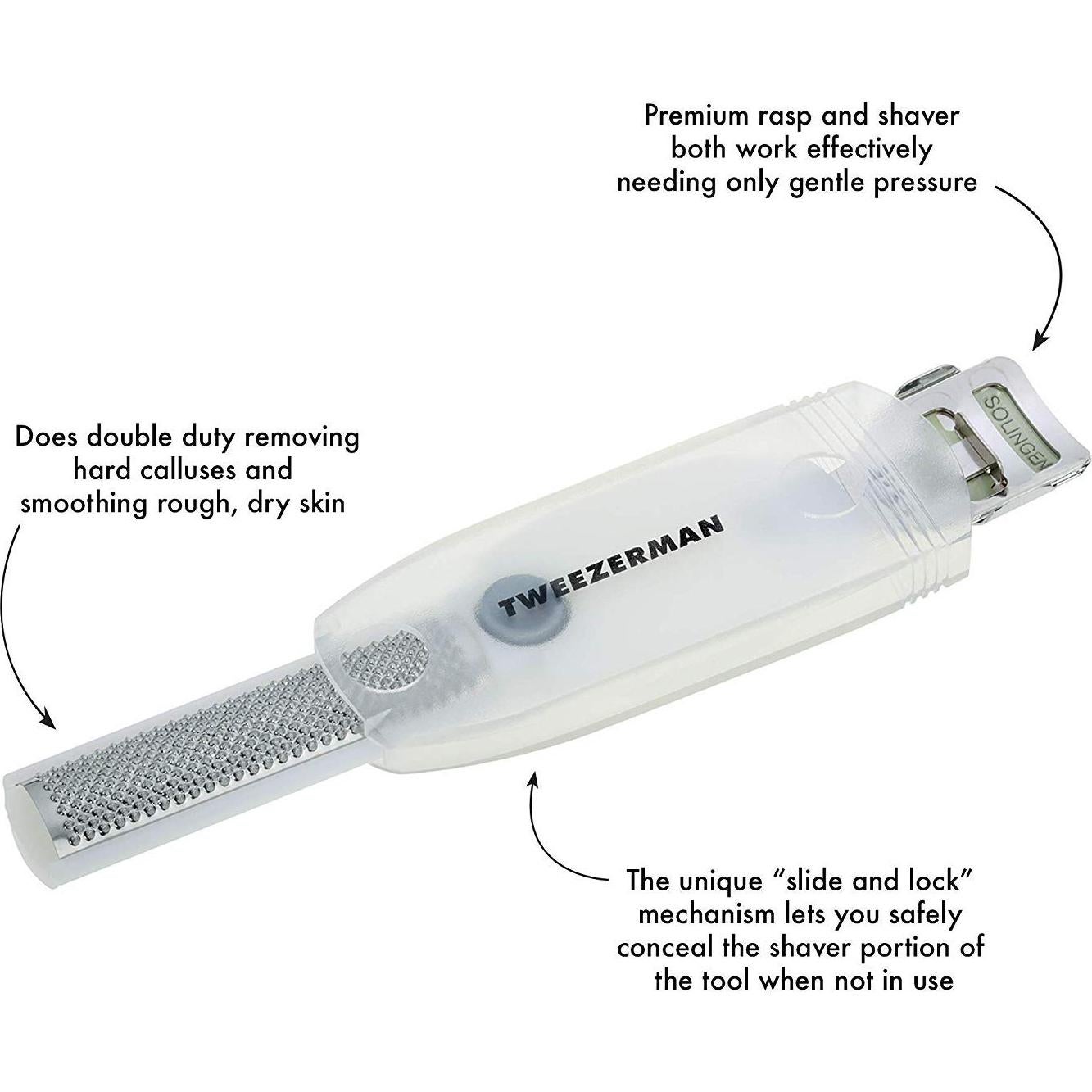 Raspador de Callos Tweezerman Safety Slide 23.37x5.58cm