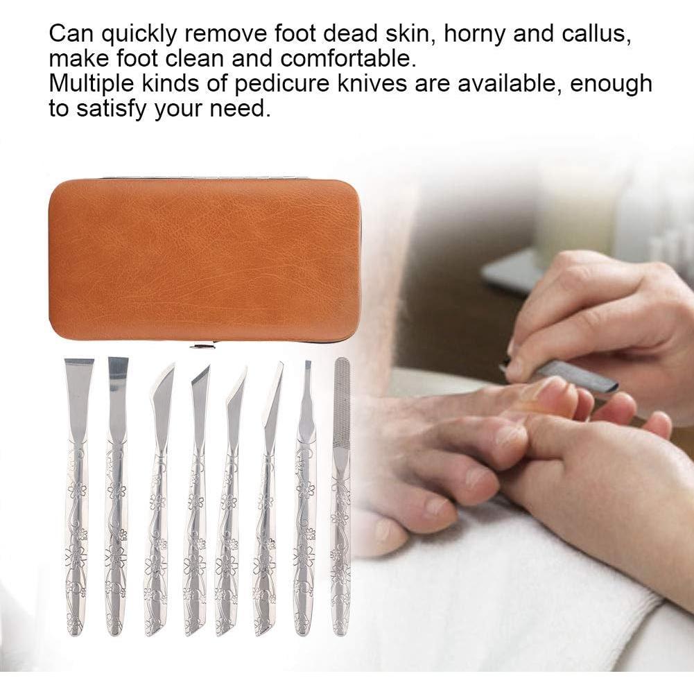 Kit de Pedicura 8PCS Watris Veiyi - Acero Inoxidable, Ergonómico