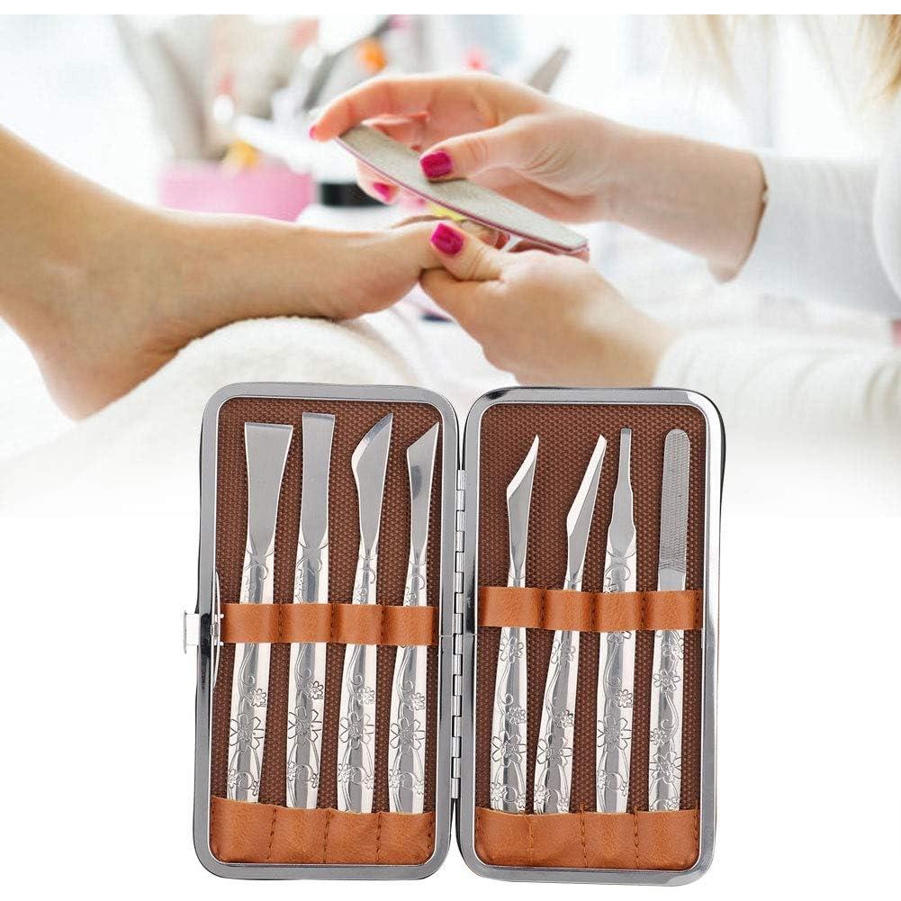 Kit de Pedicura 8PCS Watris Veiyi - Acero Inoxidable, Ergonómico
