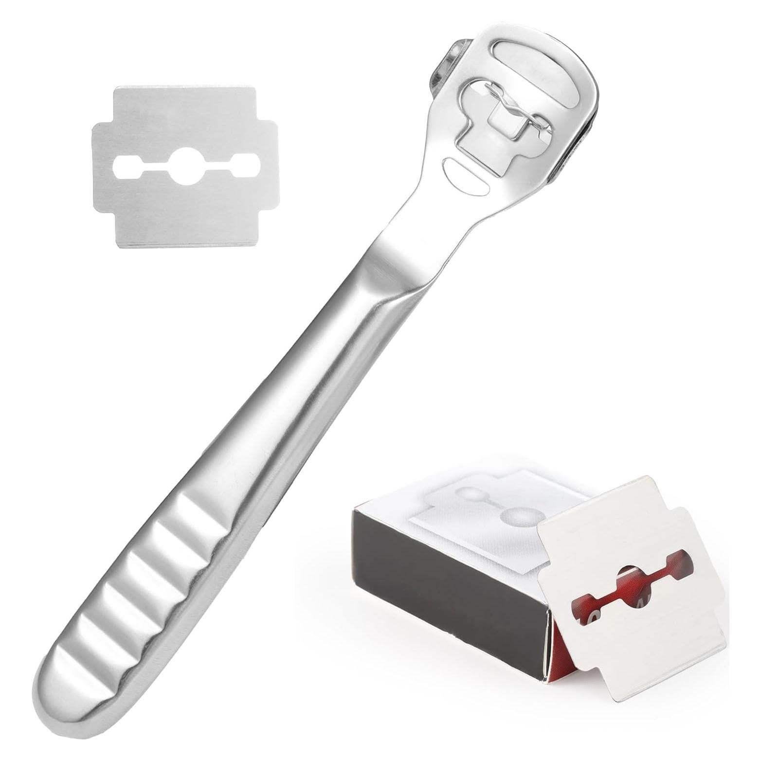 Kit de Raspador de Callos MIUKAA con 10 Cuchillas - Herramienta Profesional para Pies y Manos