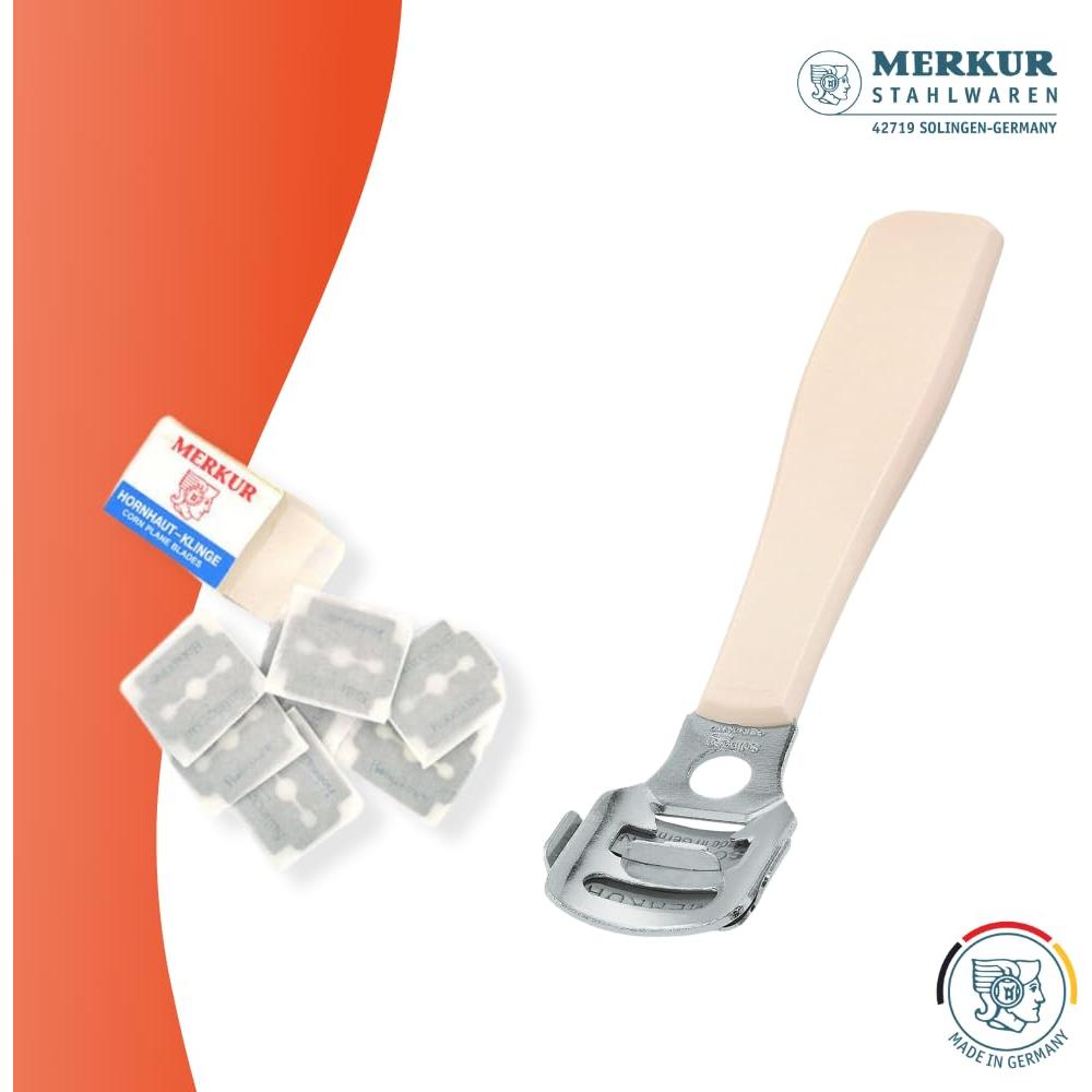 Rasuradora de Callos MERKUR Corn 923 con 10 Cuchillas