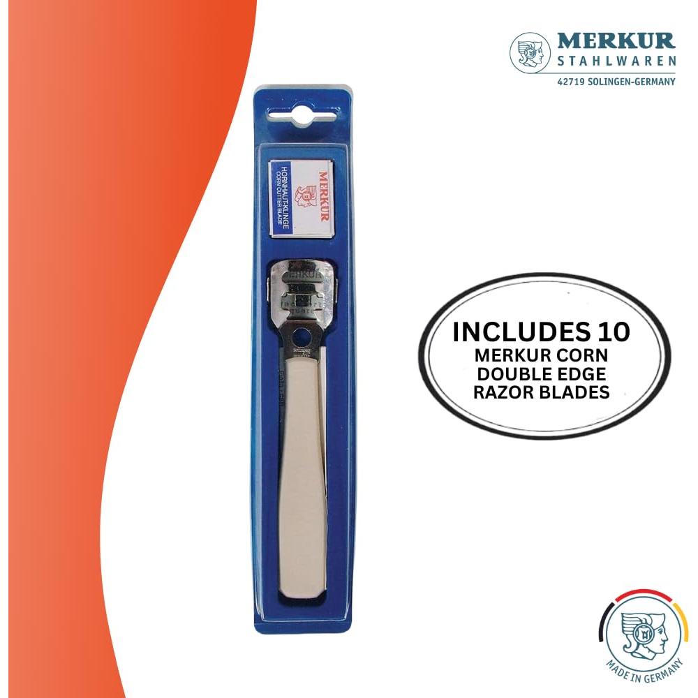 Rasuradora de Callos MERKUR Corn 923 con 10 Cuchillas