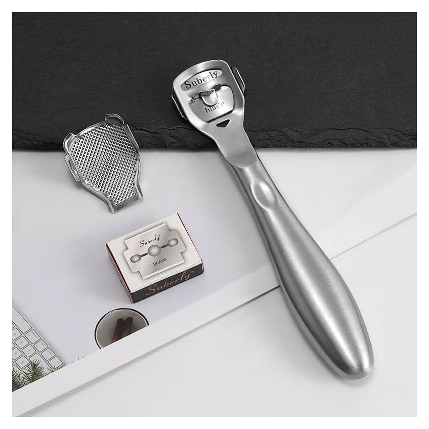 Afilador de Callos Tmeng con 10 Cuchillas Reemplazo y Lima